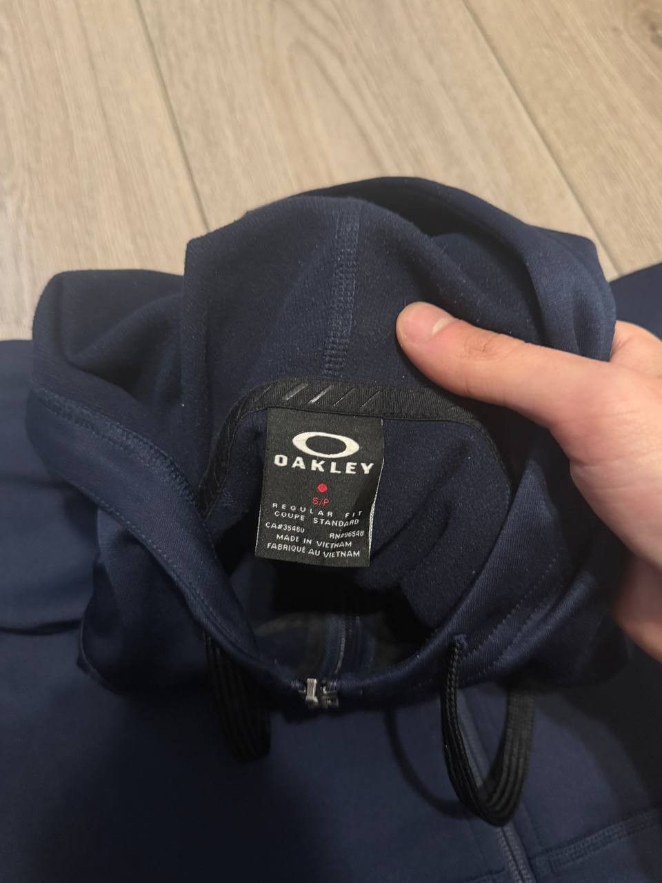 Oakley oakley zip-through hoodie mens blue size S outdoor gorpcore Size US S / EU 44-46 / 1 - 5 Thumbnail