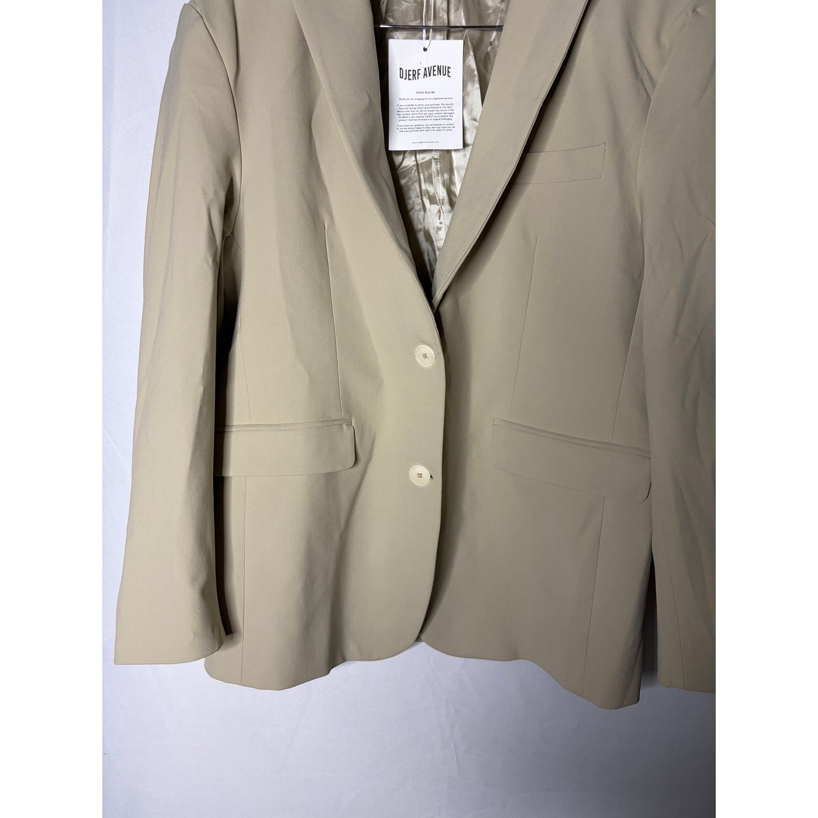 Other New Djerf Avenue Forever Blazer Greige Sz S Size S / US 4 / IT 40 - 5 Thumbnail