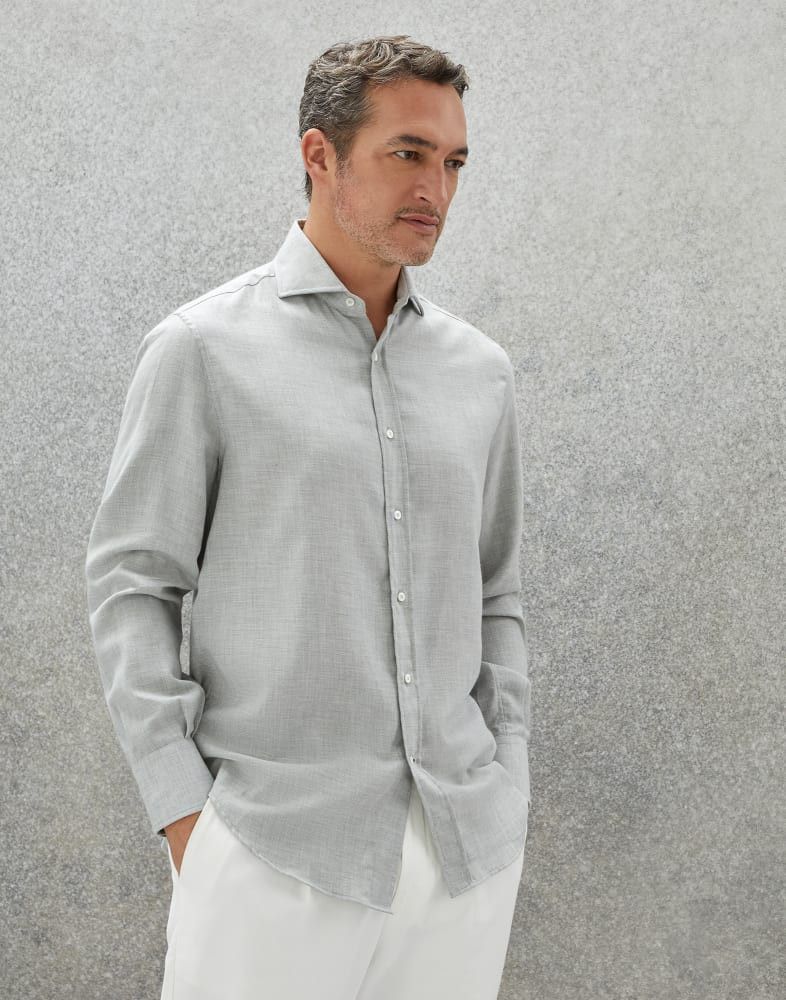 Brunello Cucinelli o1w1db10924 Shirt in Grey Size US XS / EU 42 / 0 - 1 Preview