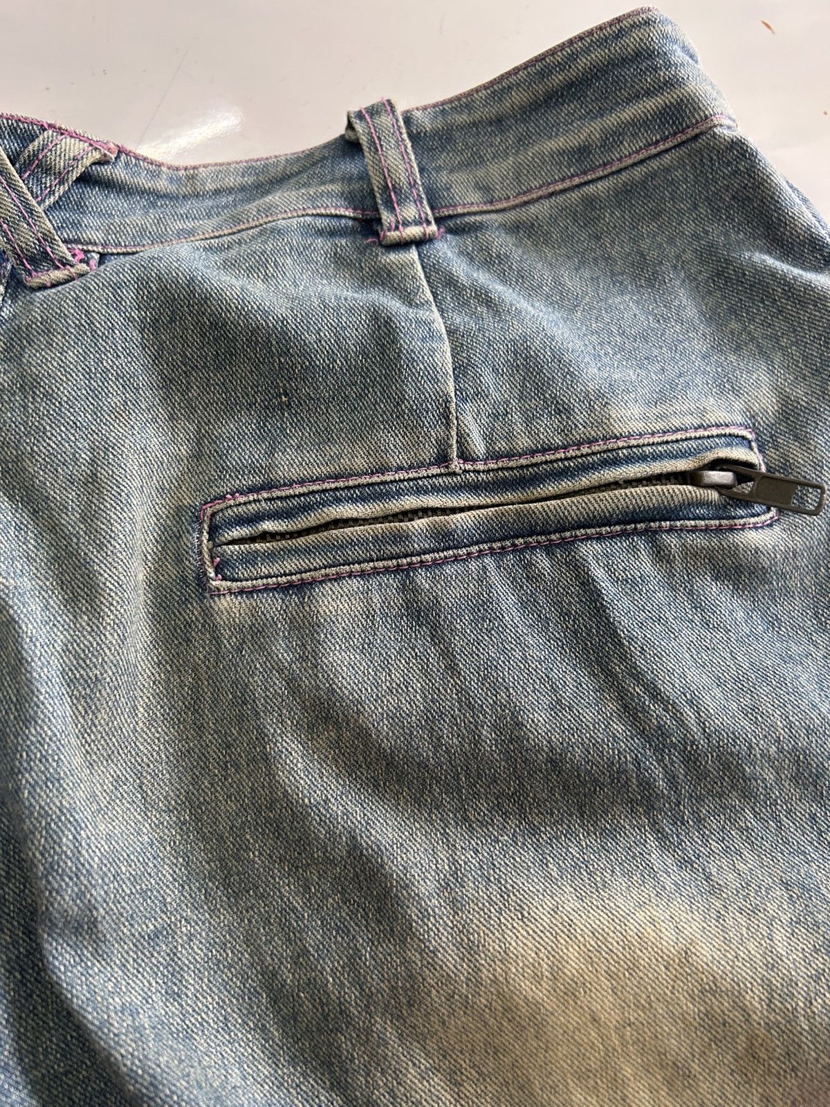 Japanese Brand × Vintage 💥 Vintage Japanese Denim Paint Splatter Jeans Size US 30 / EU 46 - 14 Thumbnail