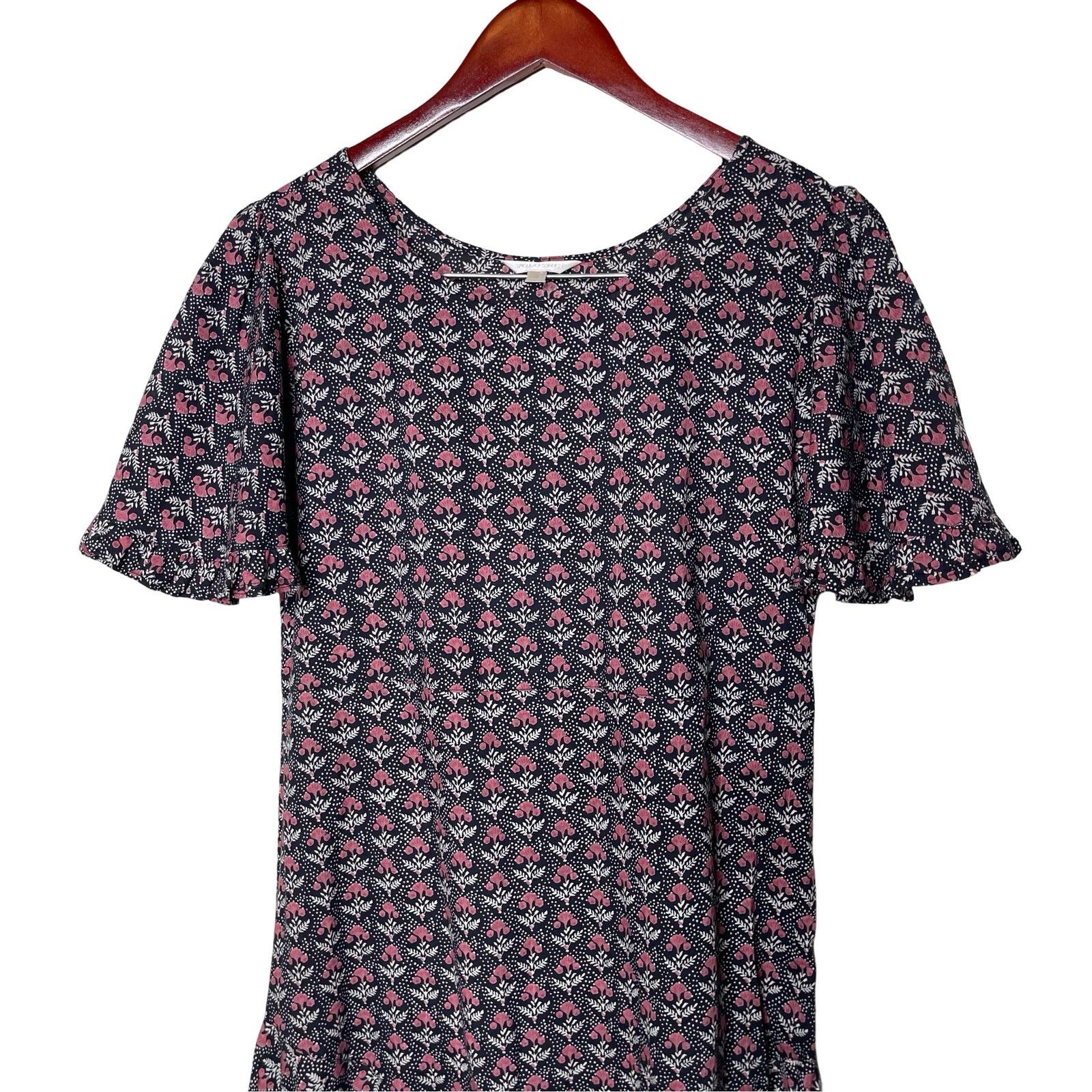 Other Voloshin Harriet Ruffle Sleeve Praire Pullover Dress Size S / US 4 / IT 40 - 3 Thumbnail
