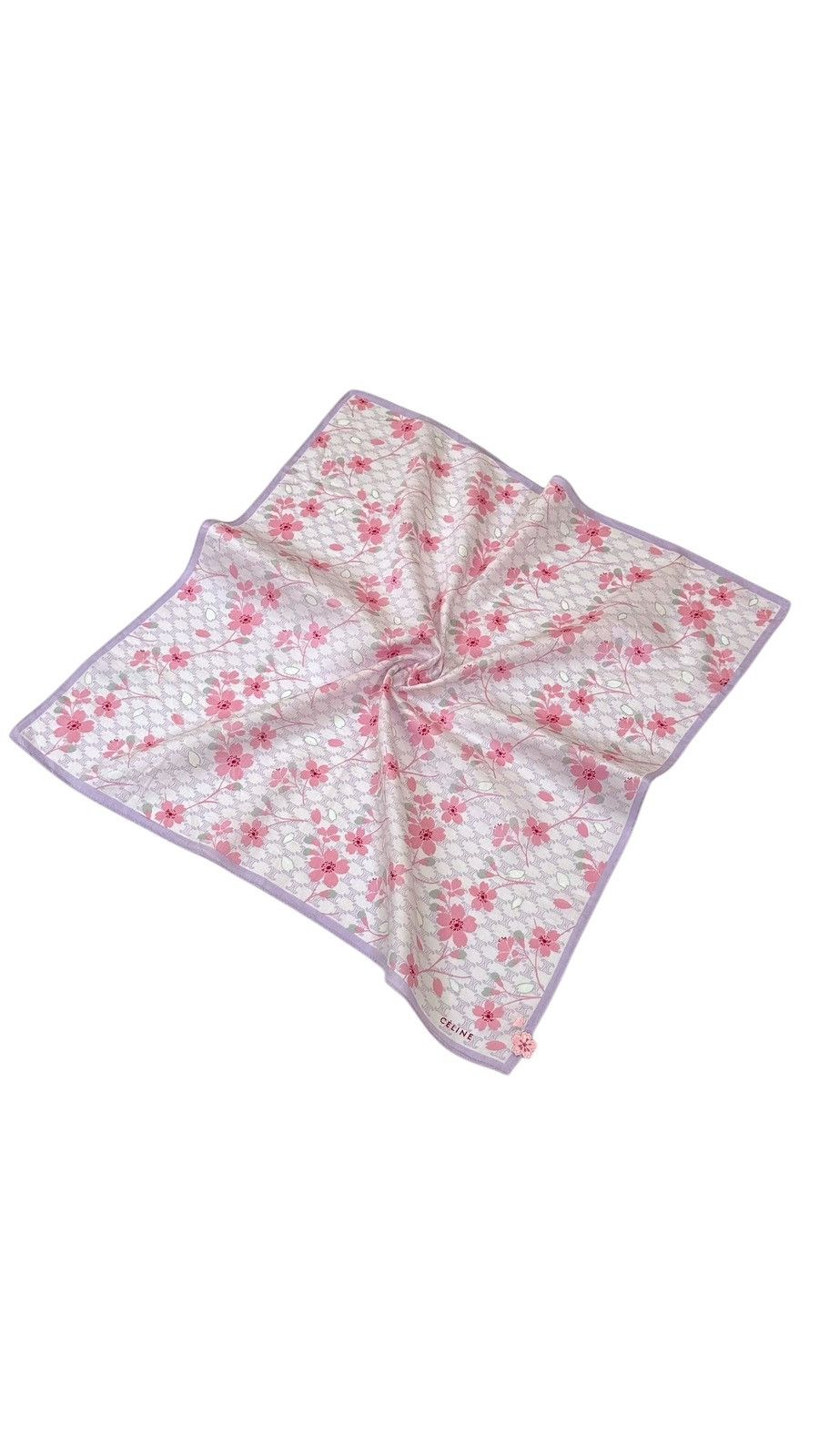 Celine × Vintage Celine Sakura Handkerchief / Bandana Size ONE SIZE - 1 Thumbnail