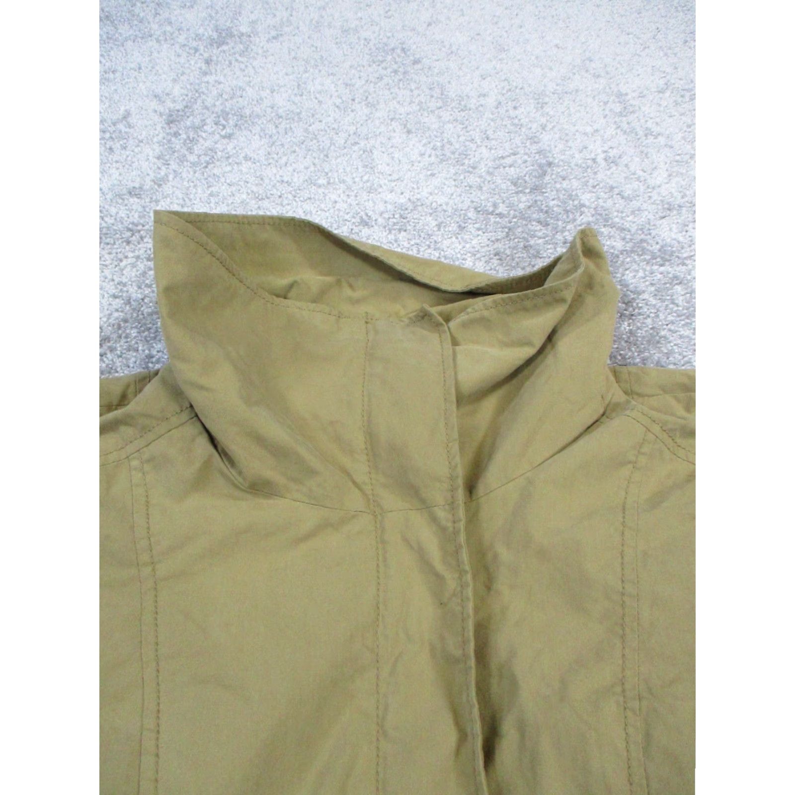 7 For All Mankind 7 For All Mankind Jacket Womens Medium Belted Brown Cotton Long Sleeve Zip Belted 7 For All Mankind Jacket Womens Regular Brown Size M / US 6-8 / IT 42-44 - 2 Thumbnail
