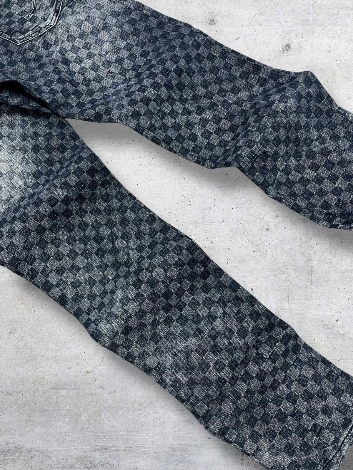 In The Attic GROWT BY GRAIL 1990S JAPAN DESIGNER SQUARE CHECKERED PUNK Size US 29 - 9 Thumbnail