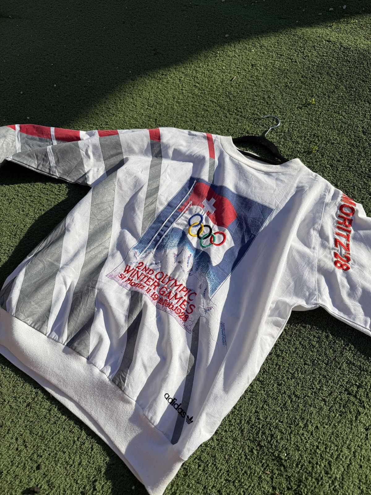 Vintage Adidas Olympics Sweatshirt Winter Games Small