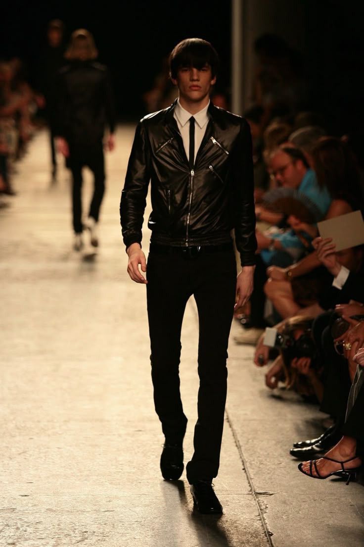 Dior SS07 Dior Homme Hedi Slimane Black Multi Zip Jacket Size US S / EU 44-46 / 1 - 19 Thumbnail