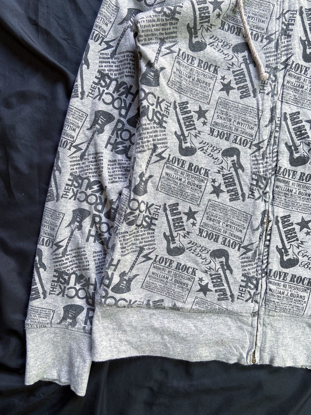 Isamu Katayama Backlash JAPANESE LOVE ROCK REVERSIBLE ZIP HOODIE Size US S / EU 44-46 / 1 - 19 Thumbnail