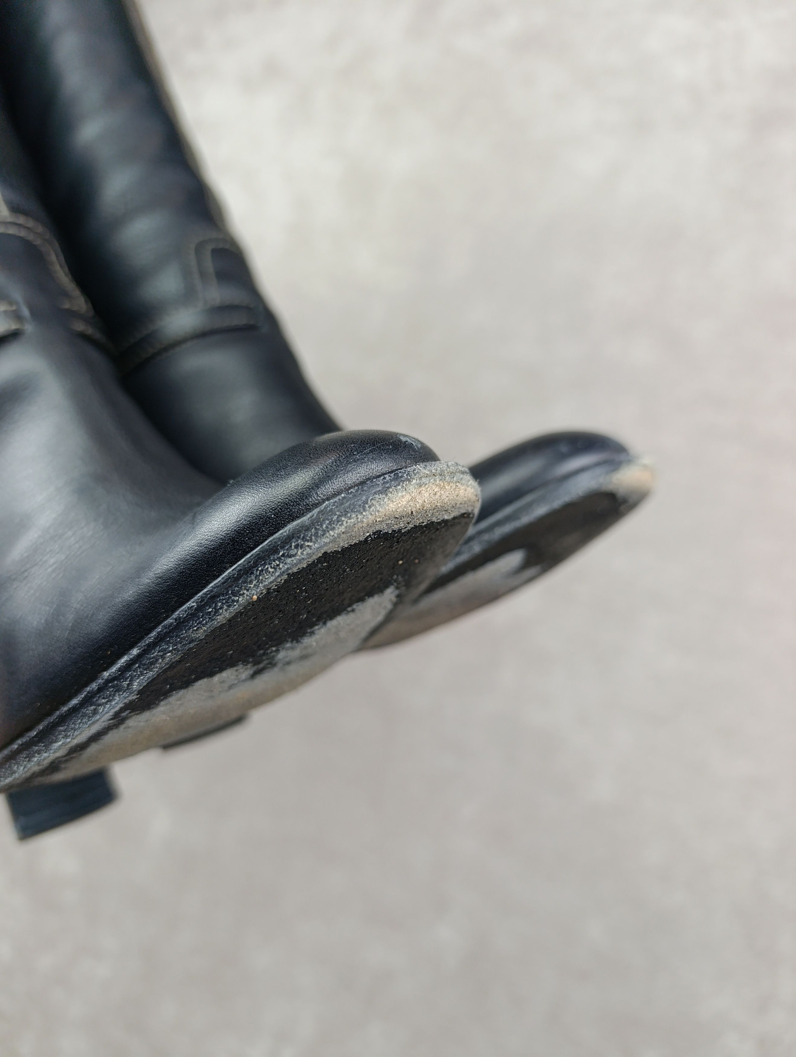 Gucci GUCCI BLACK GG INTERLOCK LOGO LEATHER BOOTS Size US 7 / IT 37 - 15 Thumbnail