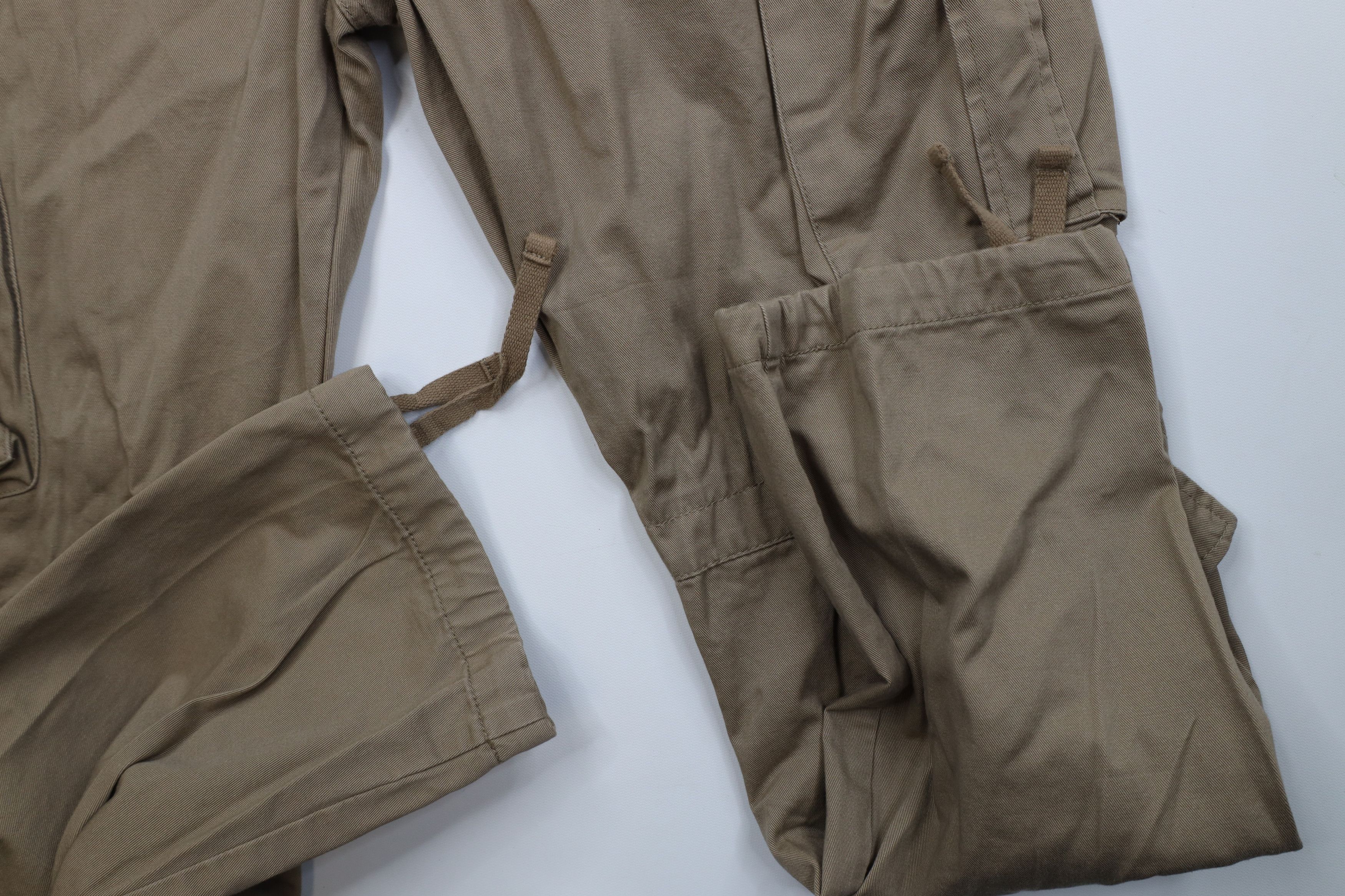 Vintage Vintage 90s Y2K Streetwear Baggy Relaxed Cargo Pants Beige Size US 40 / EU 56 - 9 Thumbnail