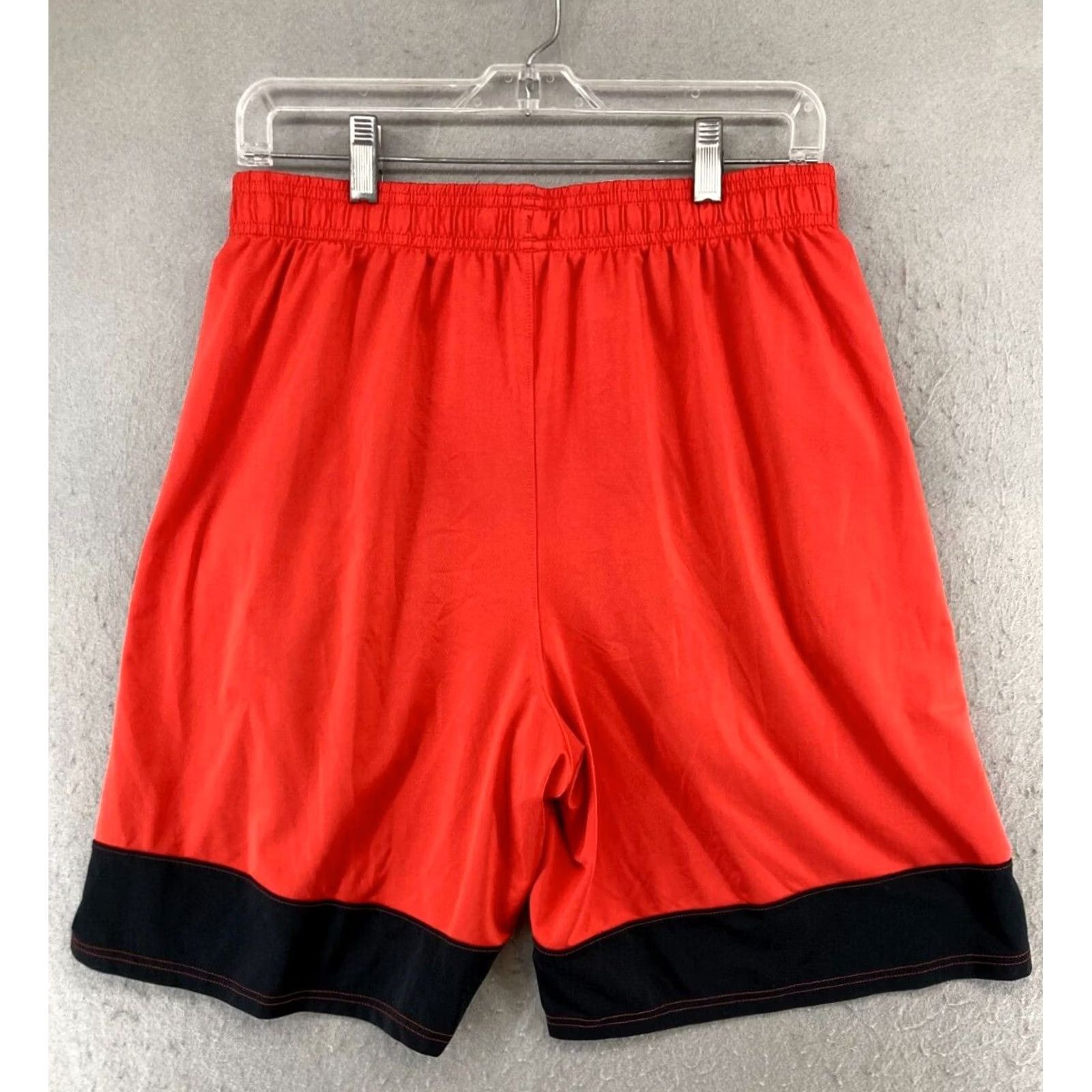 Under Armour Under Armour Mens Basketball Shorts L Red Heatgear Athletic Relaxed Open Drawstring Pockets 7in Inseam Polyester Blend Sport Casual Size US 33 - 7 Thumbnail