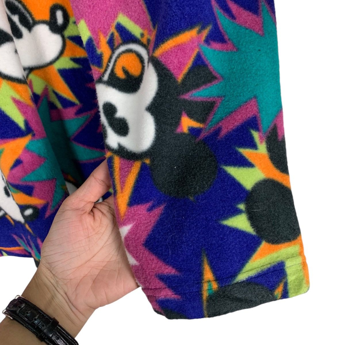 Disney Disney Mickey Mouse All Over Print Pullover Fleece #1242-C56 Size US M / EU 48-50 / 2 - 9 Thumbnail