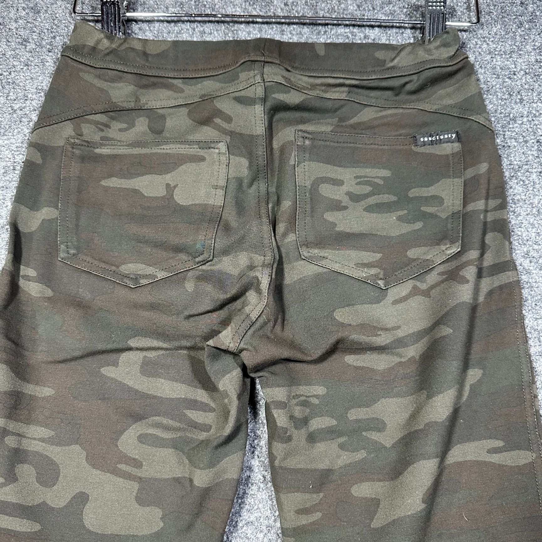 Anthropologie Anthropologie X Sanctuary Grease Legging Womens Small Green Camouflage Pants Skinny Size 28" / US 6 / IT 42 - 6 Thumbnail