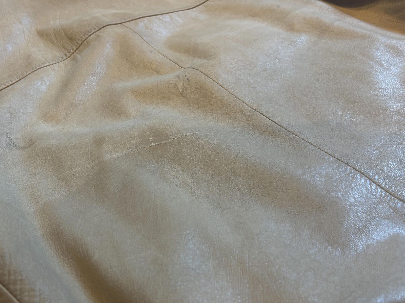 Vintage Dolce & Gabbana - Vintage Tan Leather Jacket Size US M / EU 48-50 / 2 - 7 Thumbnail