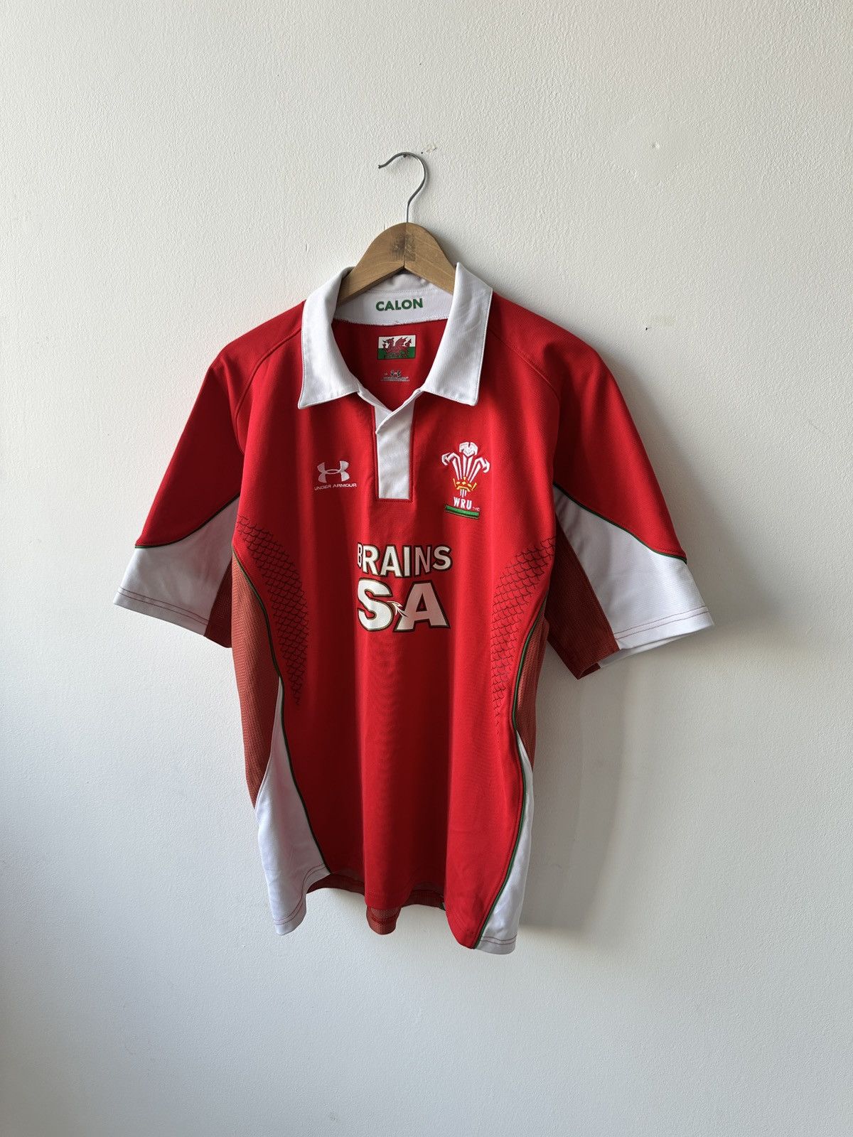 Under Armour Under Armour WRU Wales Rugby Jersey Shirt 2008/2009 Red Size US M / EU 48-50 / 2 - 3 Thumbnail
