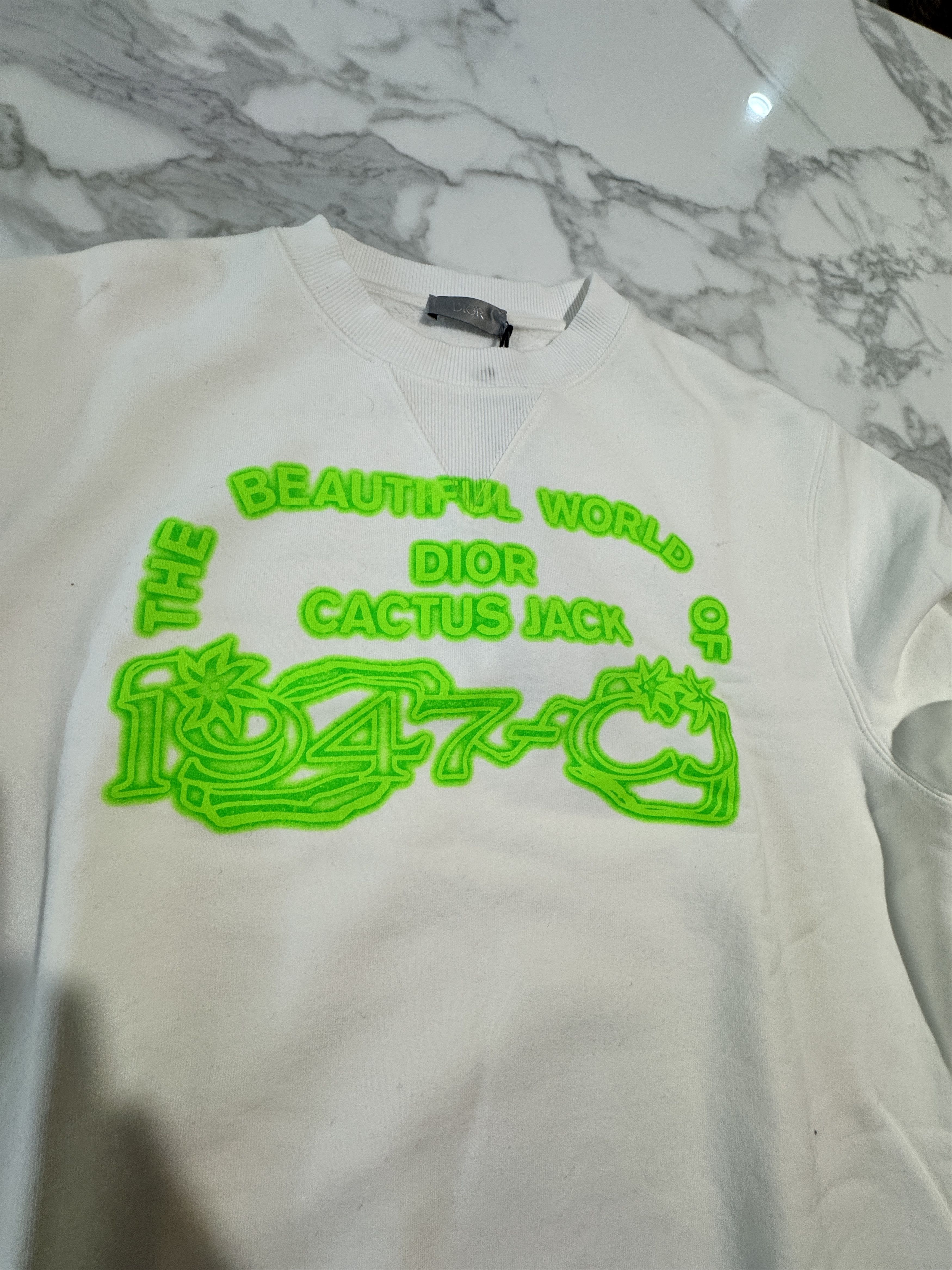Dior Men Crewneck Catcus Jack Dior Size US M / EU 48-50 / 2 - 2 Thumbnail