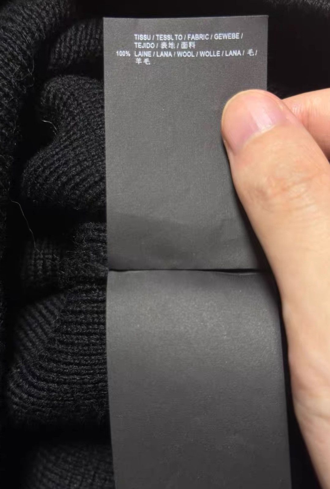 Saint Laurent Paris Saint Laurent 2016FW Black Striped Shoulder Button Wool Knit Size US S / EU 44-46 / 1 - 7 Thumbnail