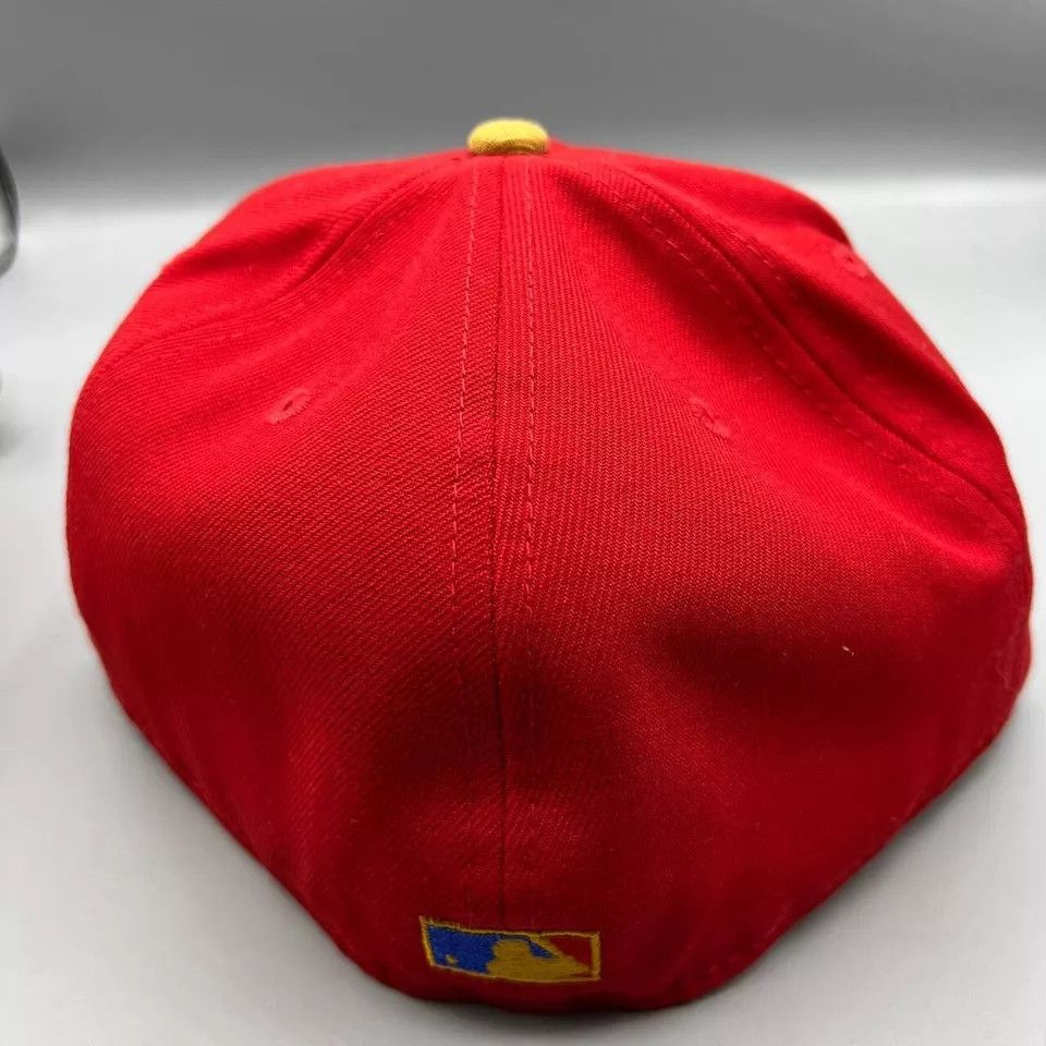 New Era Pittsburgh Pirates Hat Men 7 1/2 Red Black MLB Snap Back Cap Size ONE SIZE - 6 Thumbnail