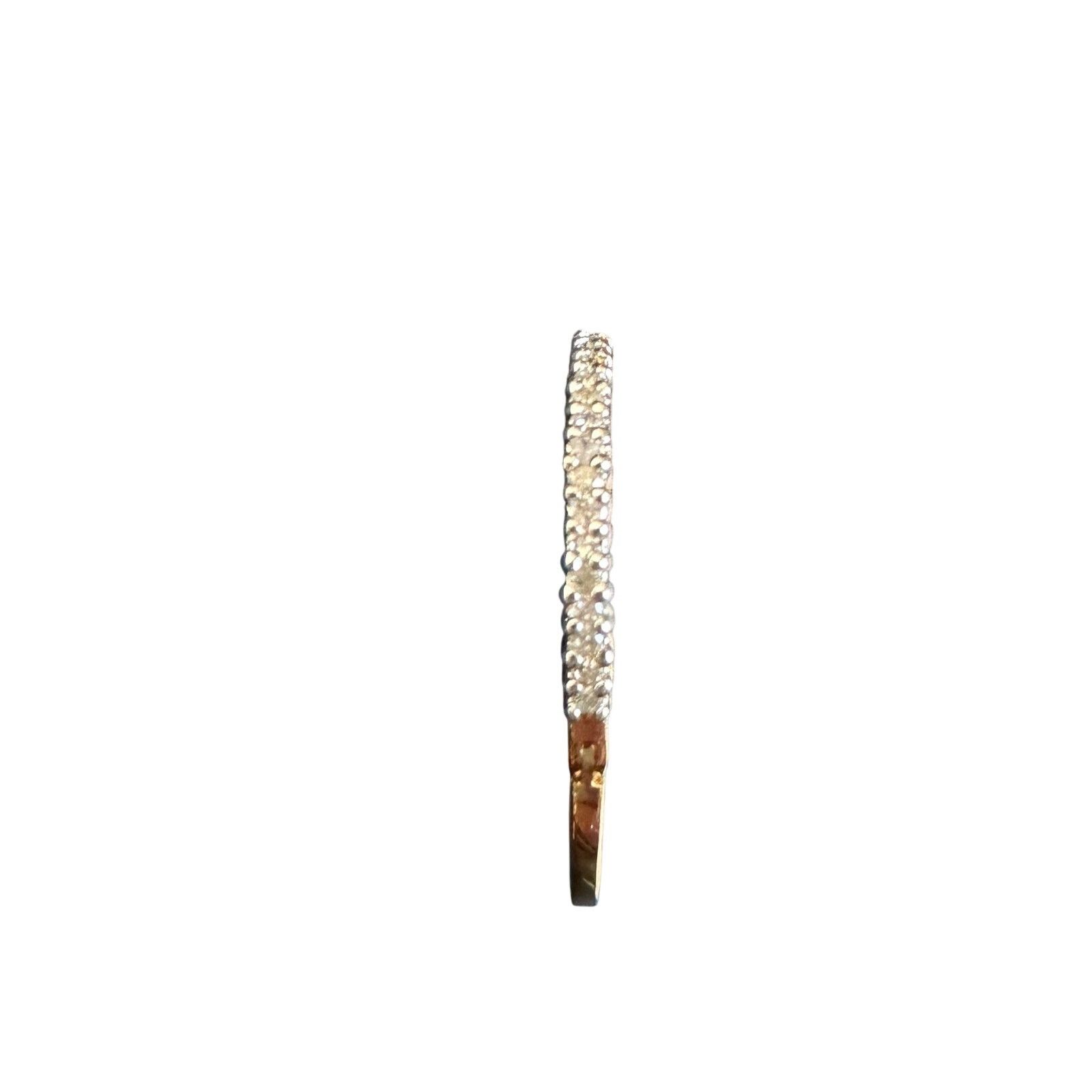 Other 1/3 Carat Natural Diamond Hoop Earrings Size ONE SIZE - 1 Thumbnail