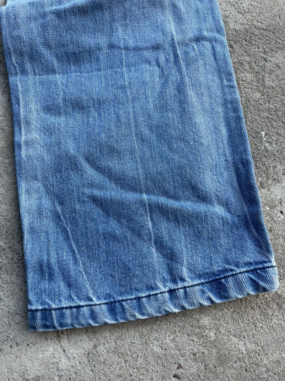 If Six Was Nine × Japanese Brand × Le Grande Bleu (L.G.B.) Jeans Dirty Pants Faded Crash Denim Thrashed Y2K Distressed Size US 34 / EU 50 - 16 Thumbnail
