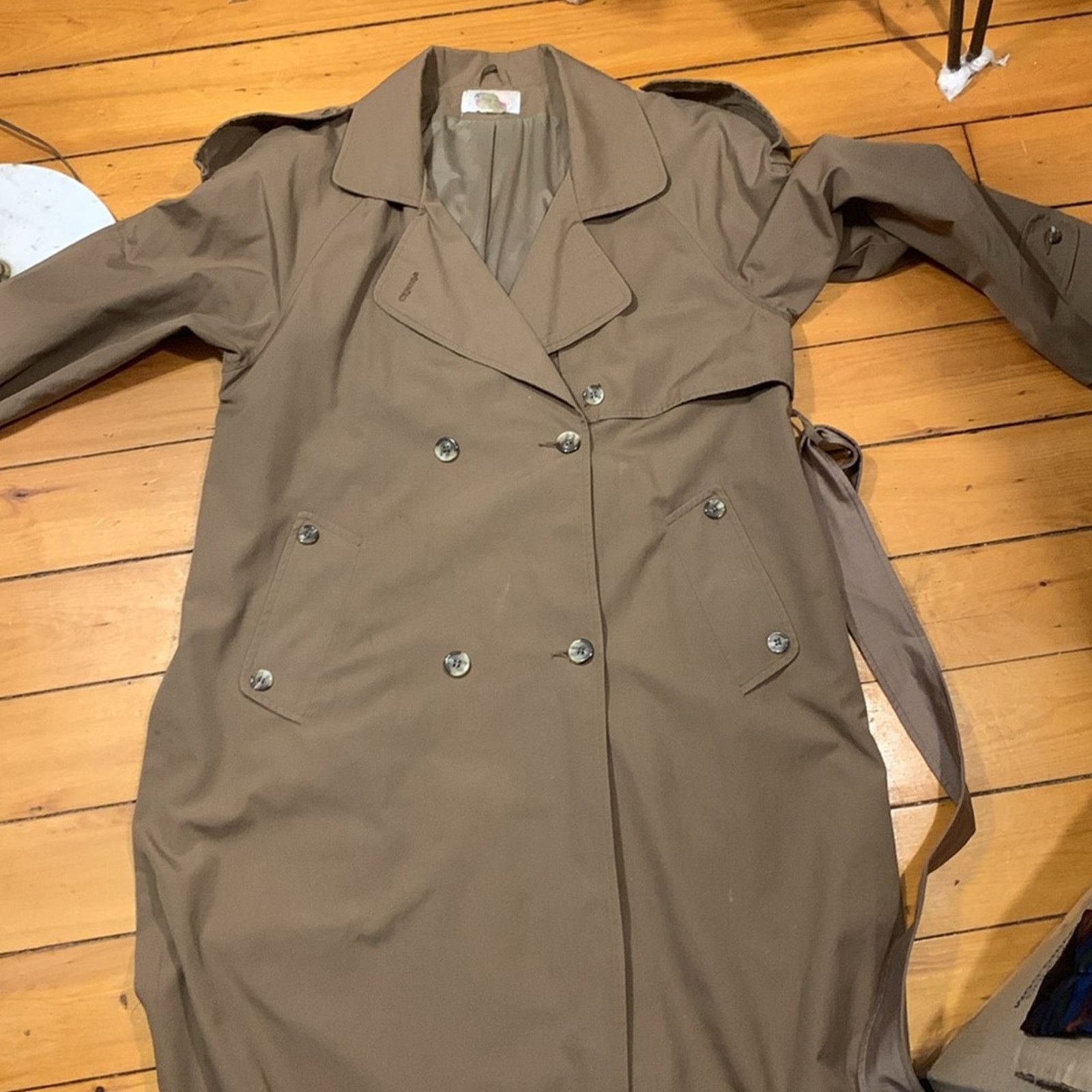 Vintage 70’s vintage Avon trench coat,made in British Hong Kong Size XL / US 12-14 / IT 48-50 - 11 Thumbnail