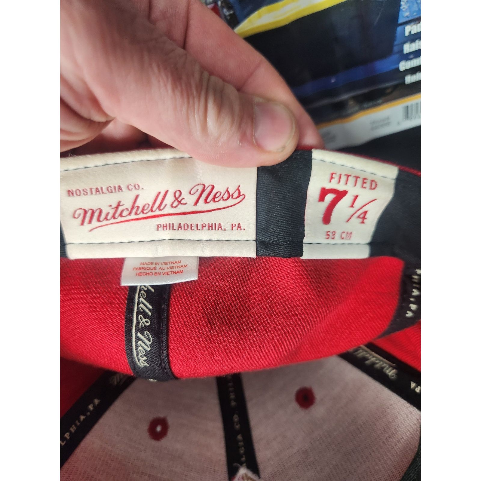Mitchell & Ness Vintage Mitchell & Ness San Francisco 49ers Hat Size 7 1/4 Size ONE SIZE - 6 Thumbnail