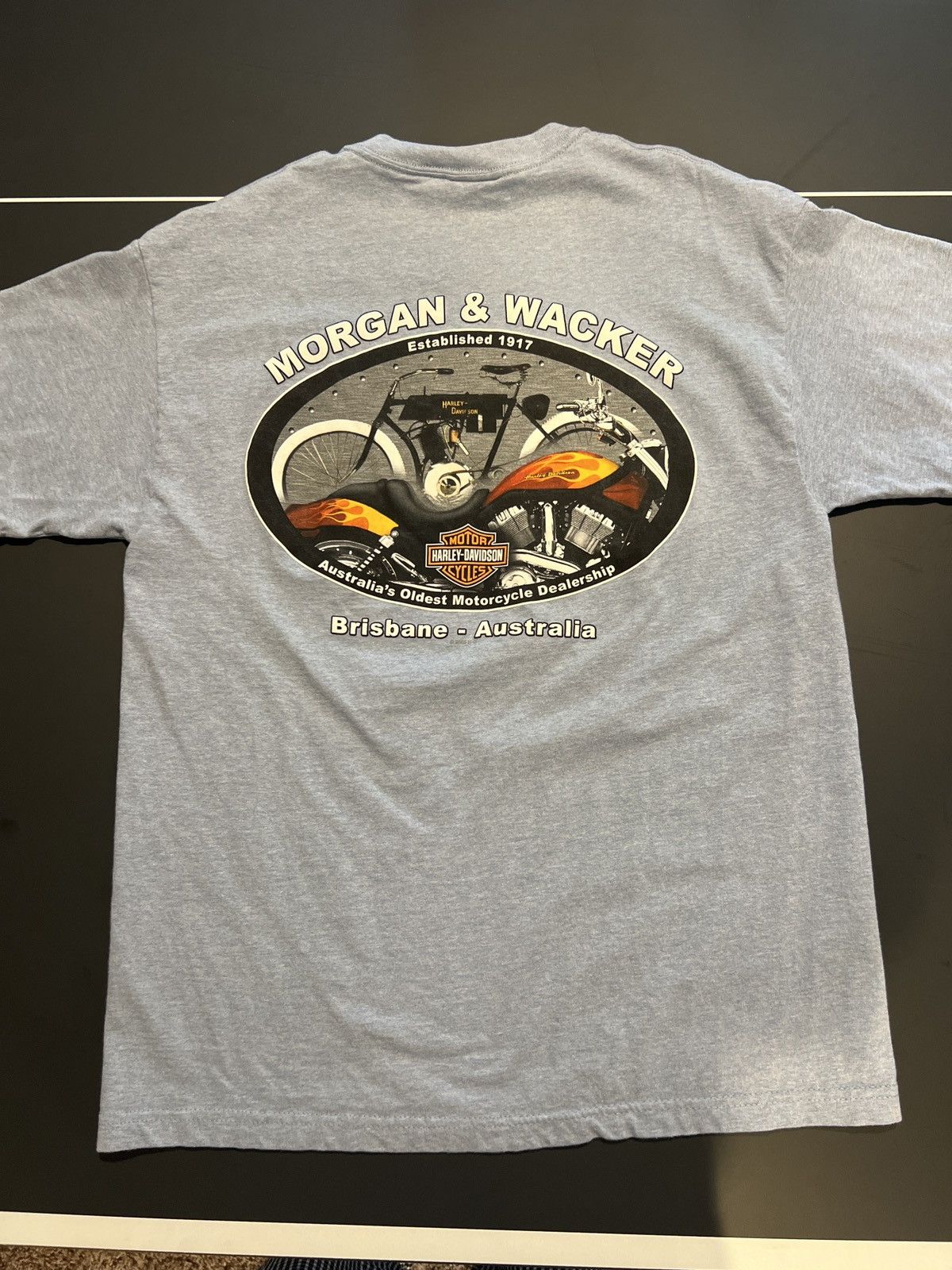 Vintage Harley Davidson Australia Graphic Tee Size US L / EU 52-54 / 3 - 2 Thumbnail