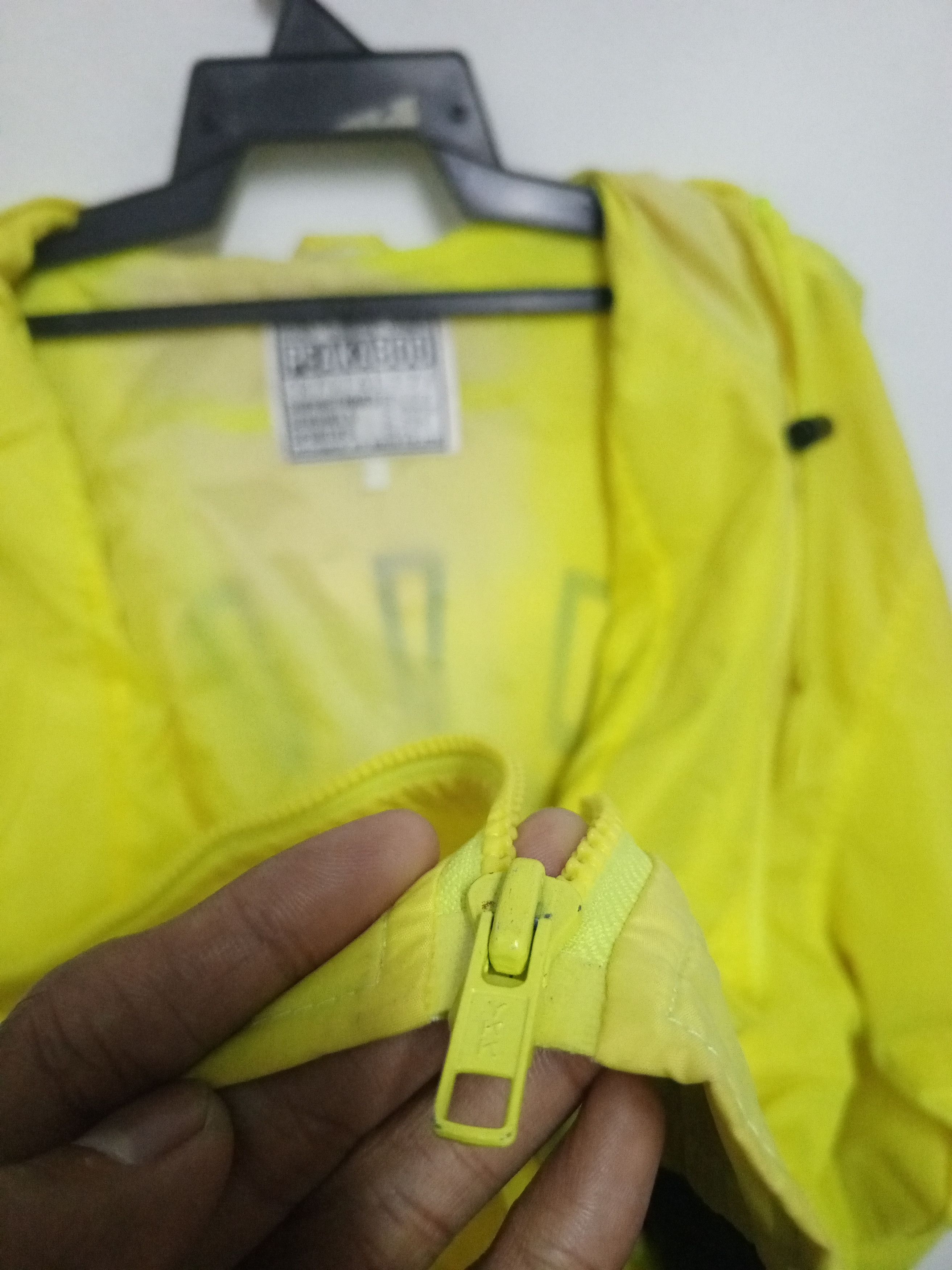 Japanese Brand YELLOW - NYLON PEAKABOO JACKET ZIPPER Size US XL / EU 56 / 4 - 9 Thumbnail