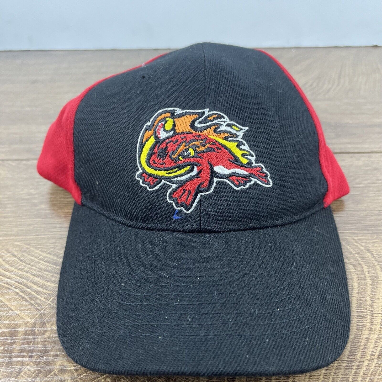 Other Fire Frogs Hat Florida Firefrogs Adjustable Hat Black Hat Ad Size ONE SIZE - 4 Thumbnail