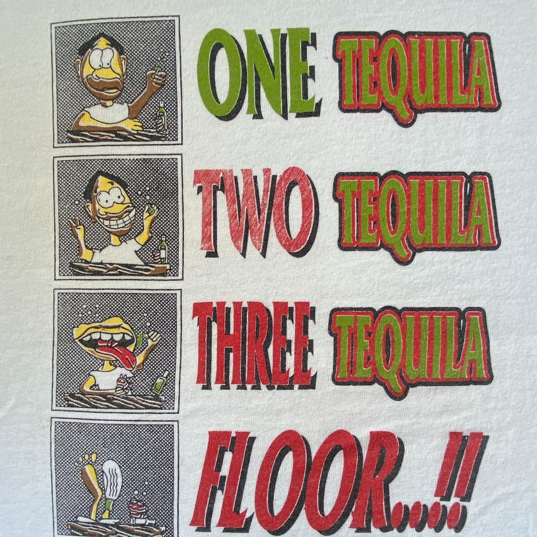 Vintage Vintage Y2K Tequila Humor Shirt Cozumel Funny Drunk Tee Size US L / EU 52-54 / 3 - 4 Thumbnail
