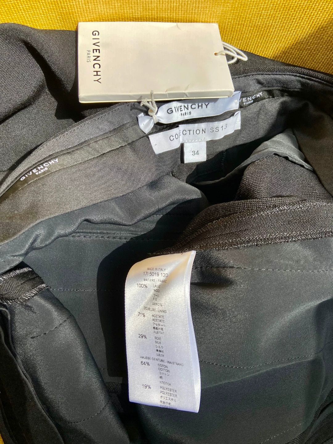 Givenchy Givenchy Runway Pants 34 New With Tags Size 24" / US 00 / IT 34 - 8 Thumbnail