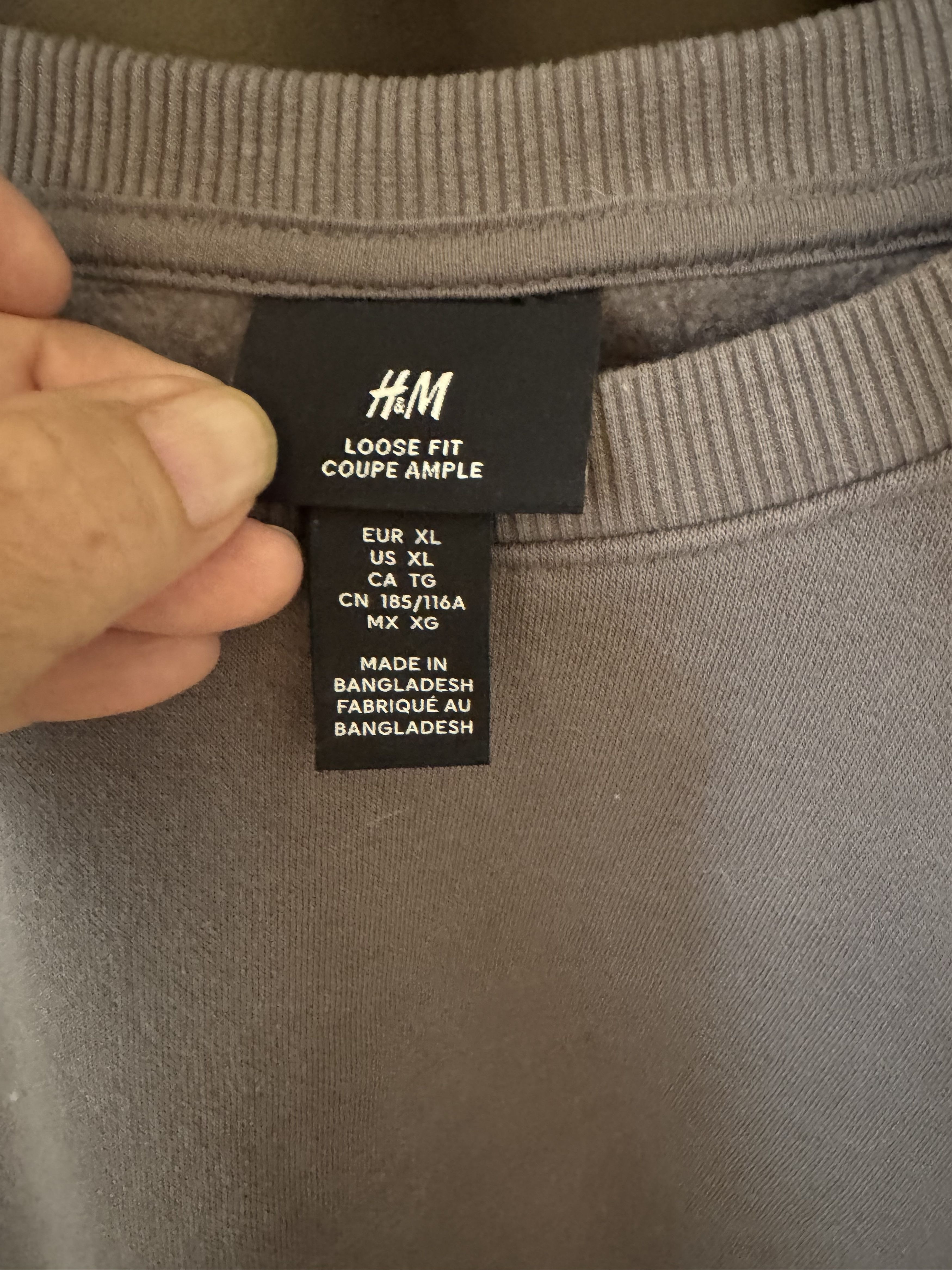H&M H&M Brown Sweatshirt. US XL. No Defects Size US XL / EU 56 / 4 - 2 Thumbnail