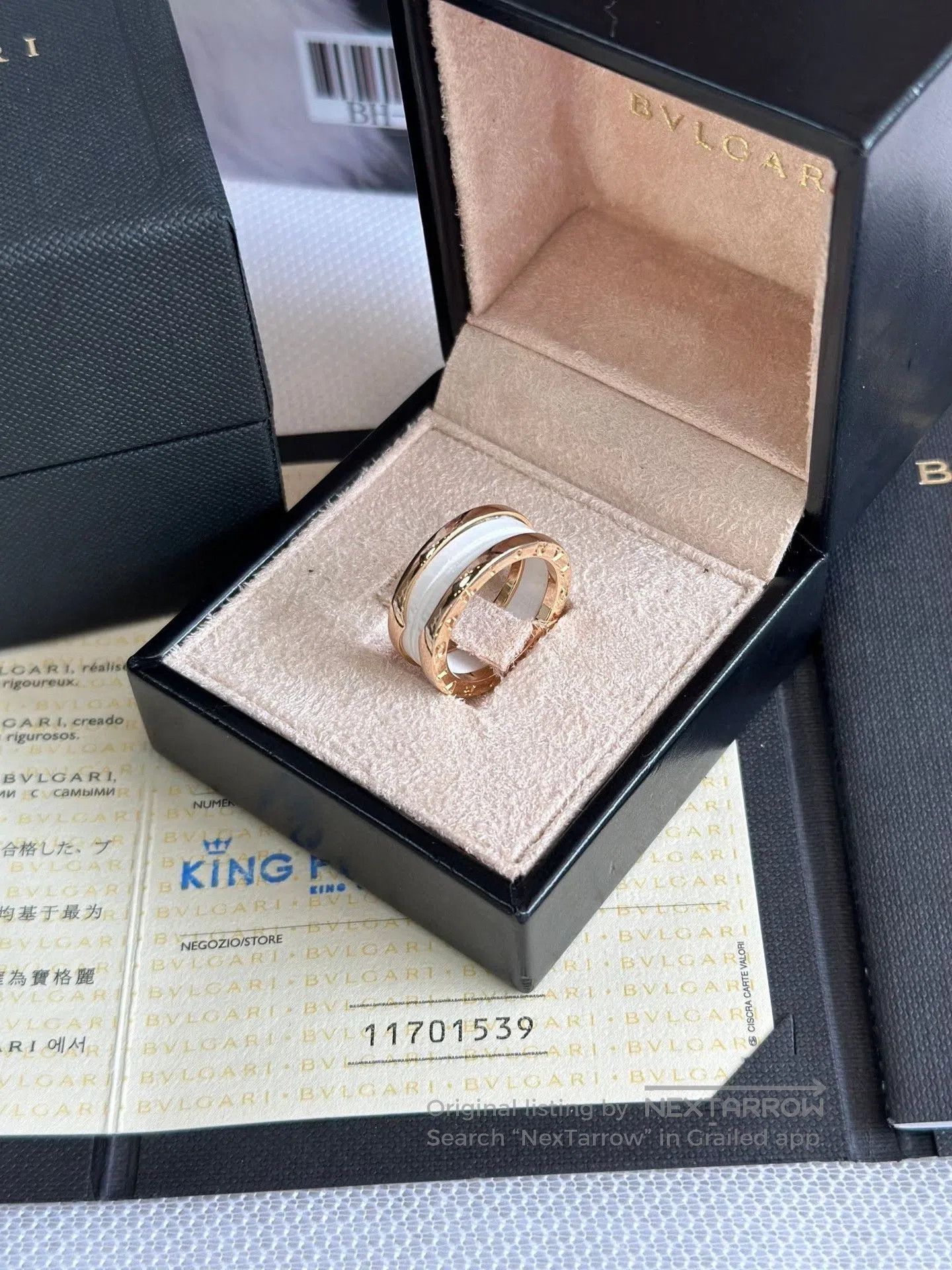 Bvlgari Bvlgari White Ceramic Ring. Size ONE SIZE - 3 Thumbnail