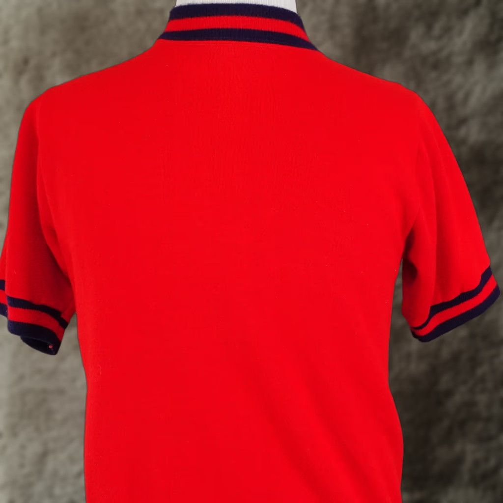 Vintage VINTAGE Red 2-Tone Short Sleeve Sweatshirt L 60s 70s Mens Size US L / EU 52-54 / 3 - 1 Thumbnail