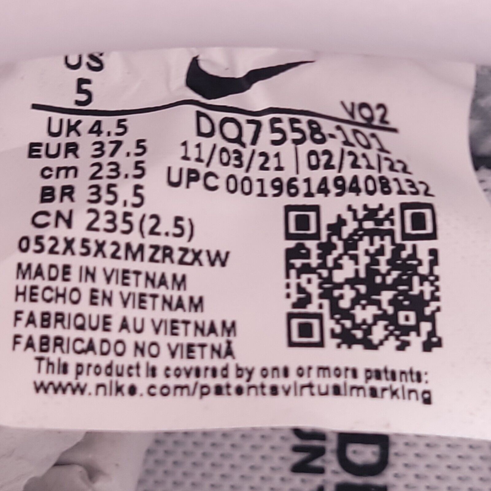 Nike Nike Air Force 1 Low SP UC Shoe Mens Size 5 DQ7558-101 White Size US 5 / EU 37 - 8 Thumbnail