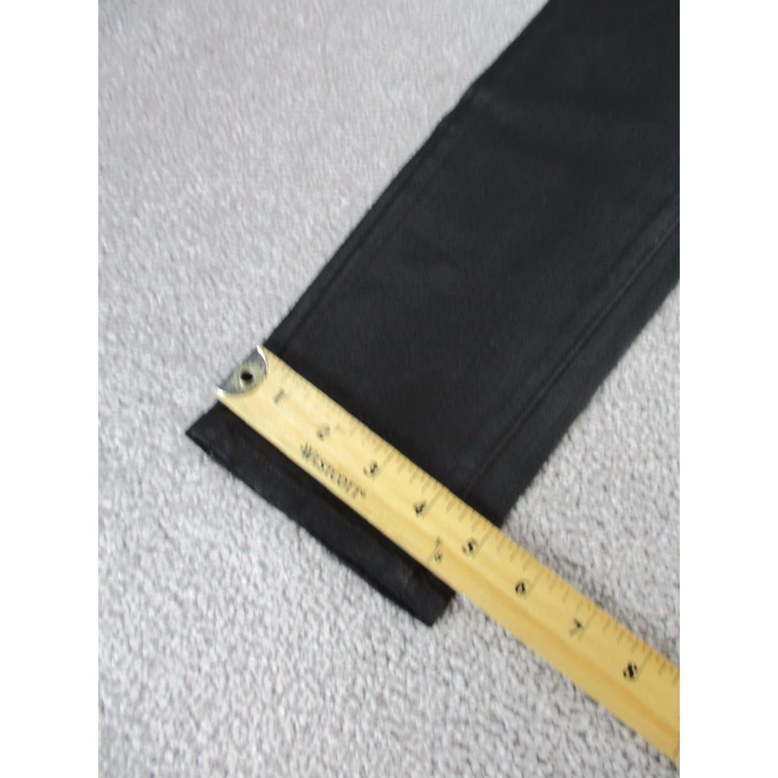 Paige VINTAGE Paige Women’s Skinny Jeans Ankle Black Coated Denim 26 Womens Size 26" / US 2 / IT 38 - 6 Thumbnail