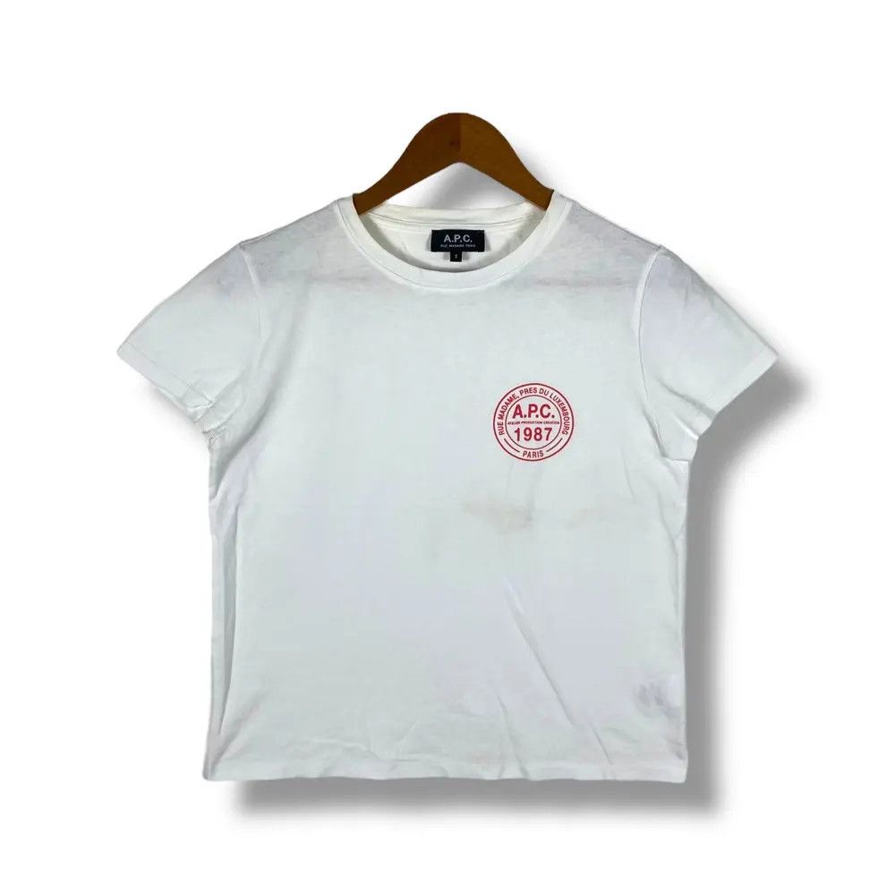 A.P.C. A.P.C. Paris Logo Made In Japan Tee Shirt Small Size Size US S / EU 44-46 / 1 - 1 Thumbnail