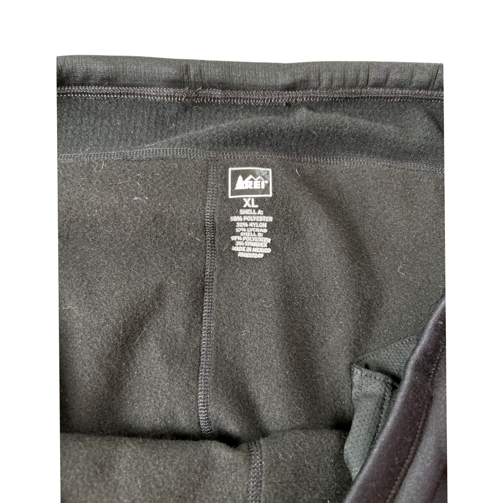 Vintage REI Co-op Fleece Pants Flash Hyperstretch Men's XL Black NWT Extra Large Size US 36 / EU 52 - 8 Thumbnail