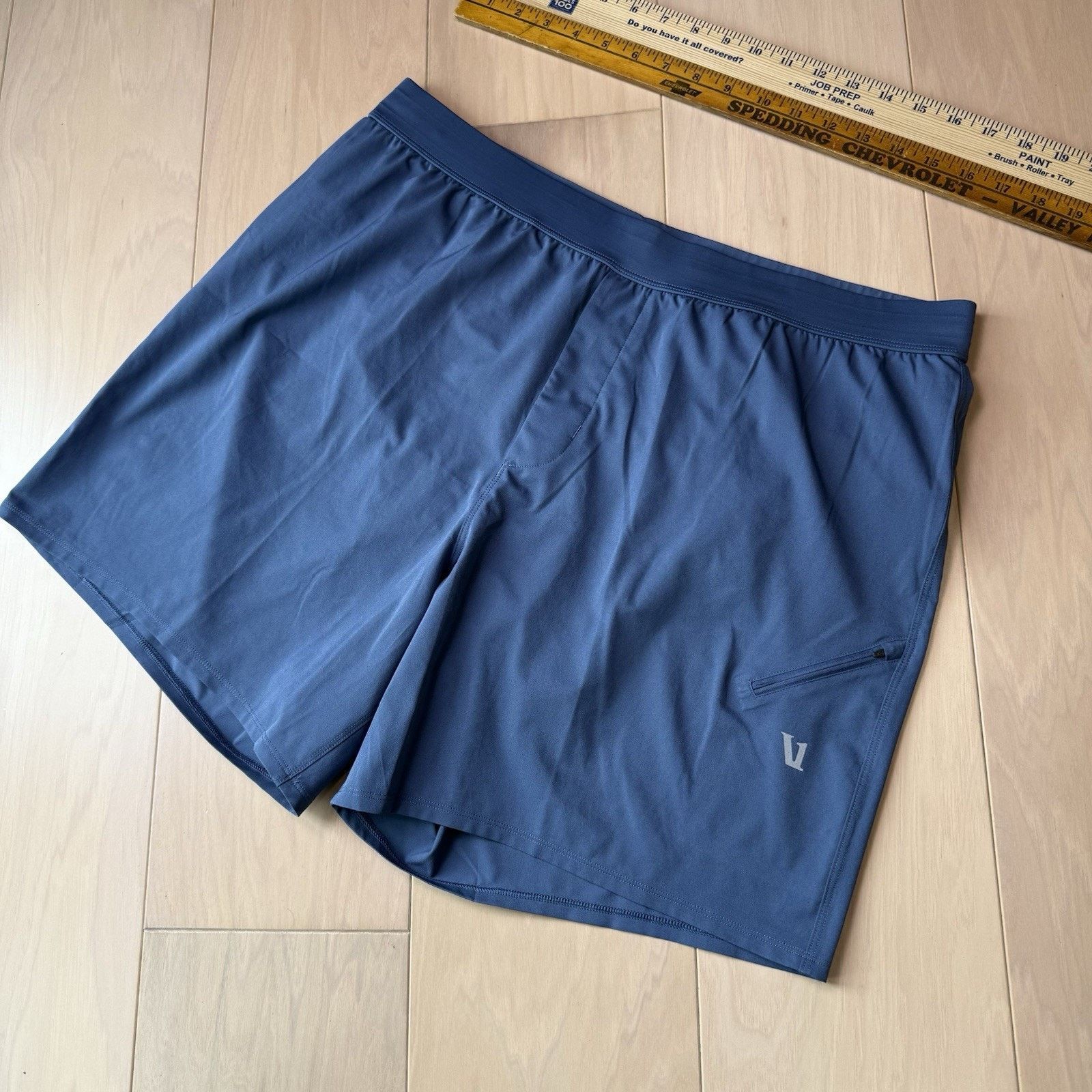 Vuori Vuori Qualify Run Shorts 2XL Blue 6" Inseam Summer Workout Size US 36 / EU 52 - 10 Thumbnail