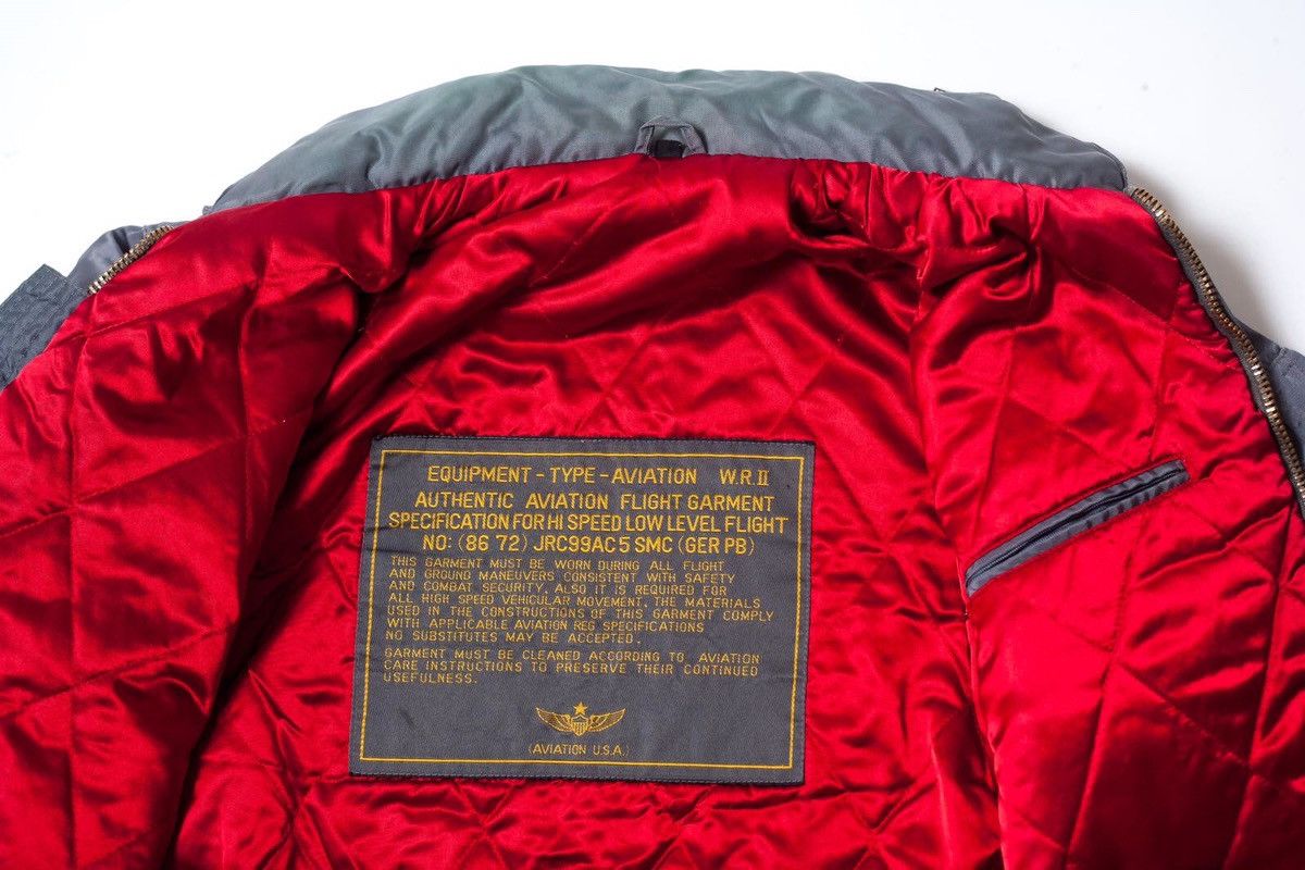 Vintage Flight Jacket For Men USA collectible Uniform Bomber Size US S / EU 44-46 / 1 - 17 Thumbnail
