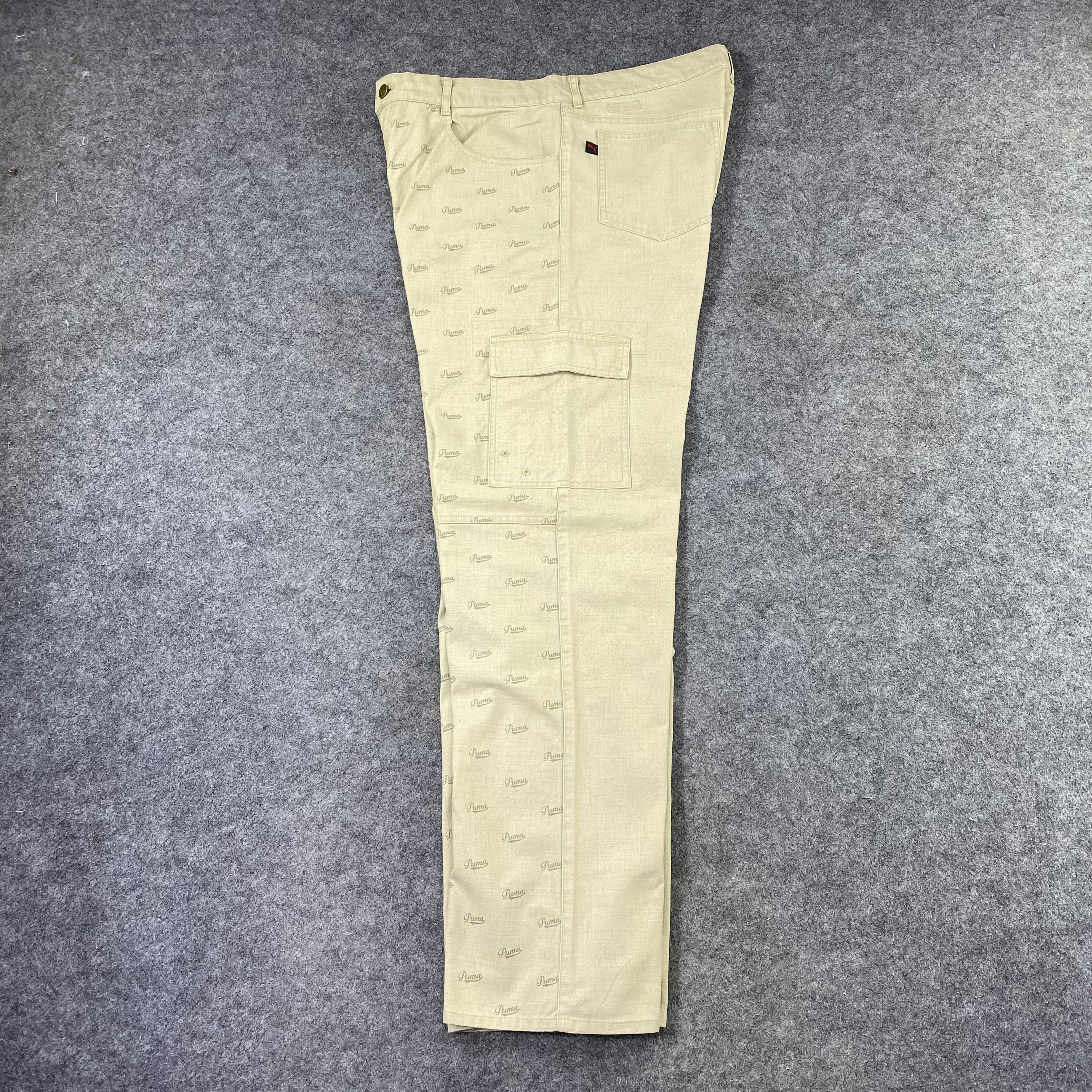 Puma × Vintage Vintage Monogram Puma Cargo Pants - C023 Size US 34 / EU 50 - 3 Thumbnail