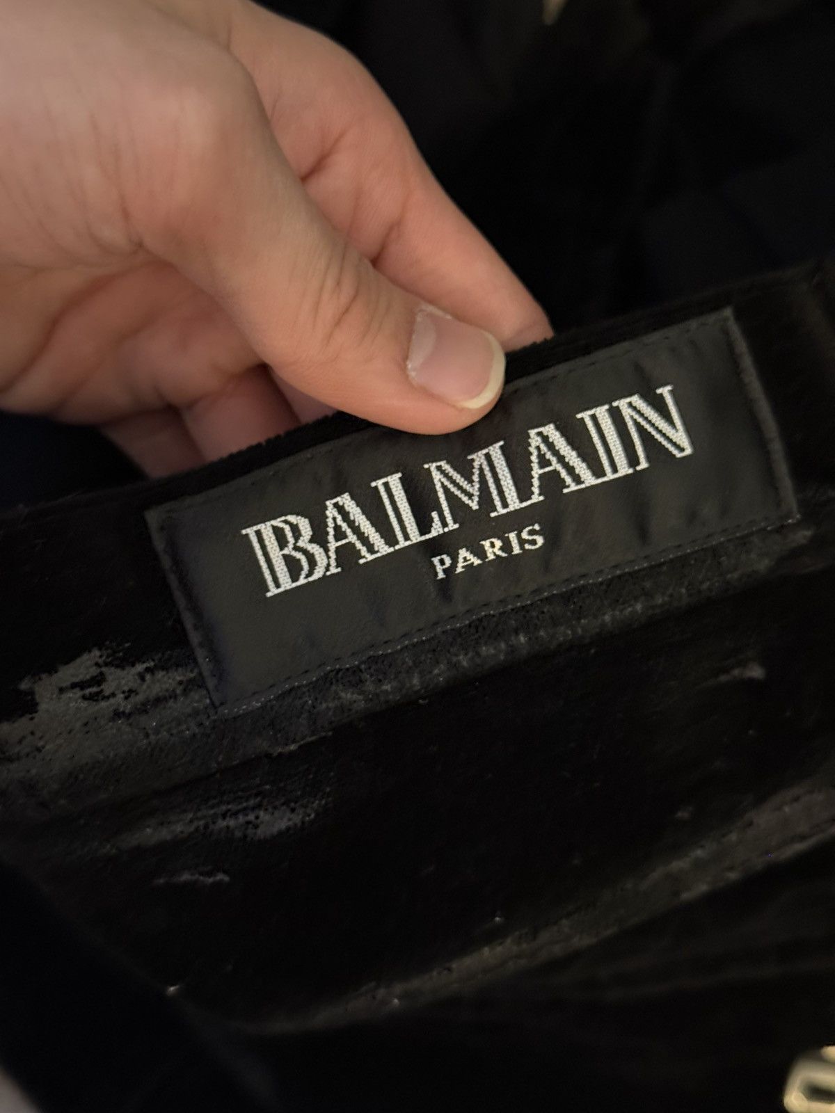 Balmain Balmain decarnin 4 zip moto waxed velour pants Size US 30 / EU 46 - 7 Thumbnail