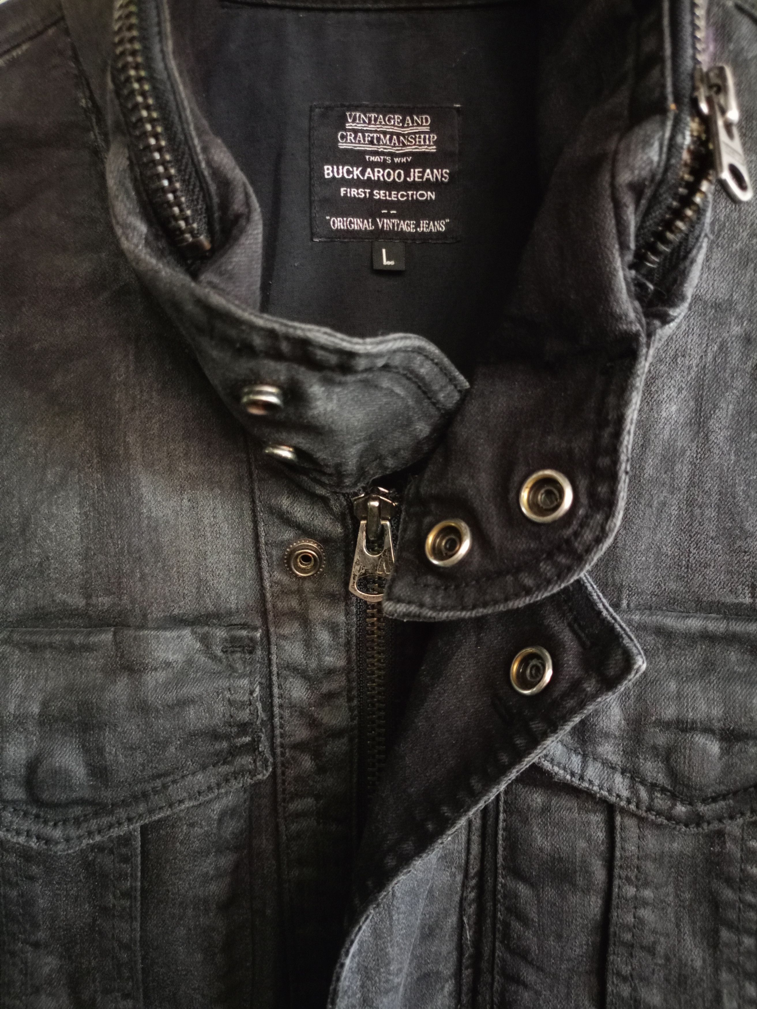 Japanese Brand Buckaroo jeans Waxed Jacket Size US L / EU 52-54 / 3 - 6 Thumbnail