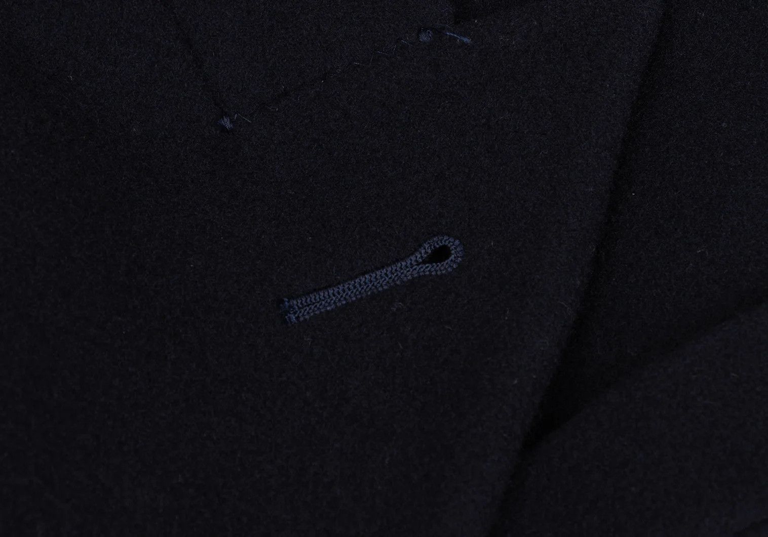 Jean Paul Gaultier Double-Breasted Wool Chester Coat in Navy, Size 50 Size US M / EU 48-50 / 2 - 6 Thumbnail