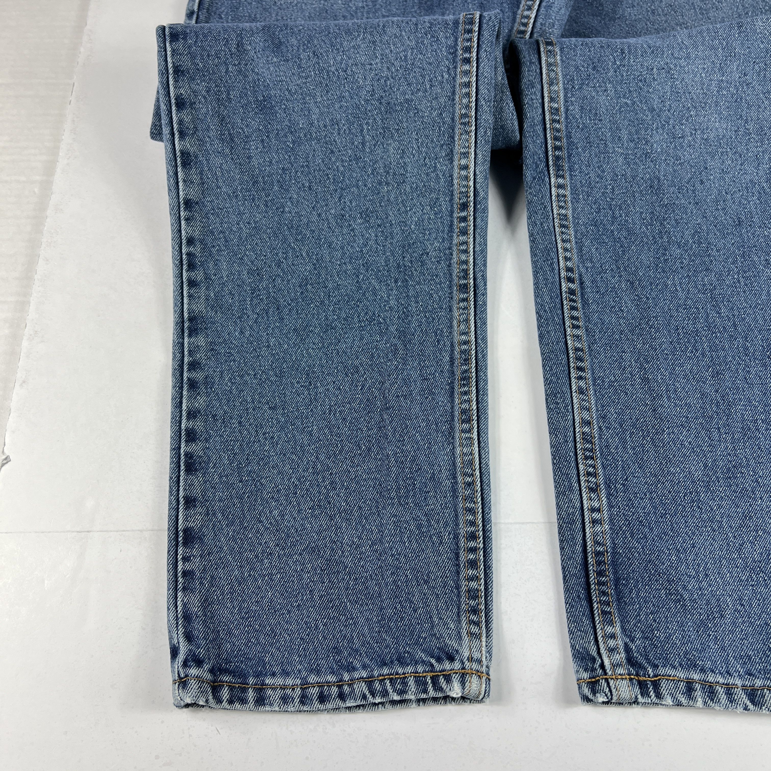 Levi's × Vintage VTG 90s Levi's Jeans 550 Relaxed Blue Faded Denim Orange Tab Size US 33 - 7 Thumbnail
