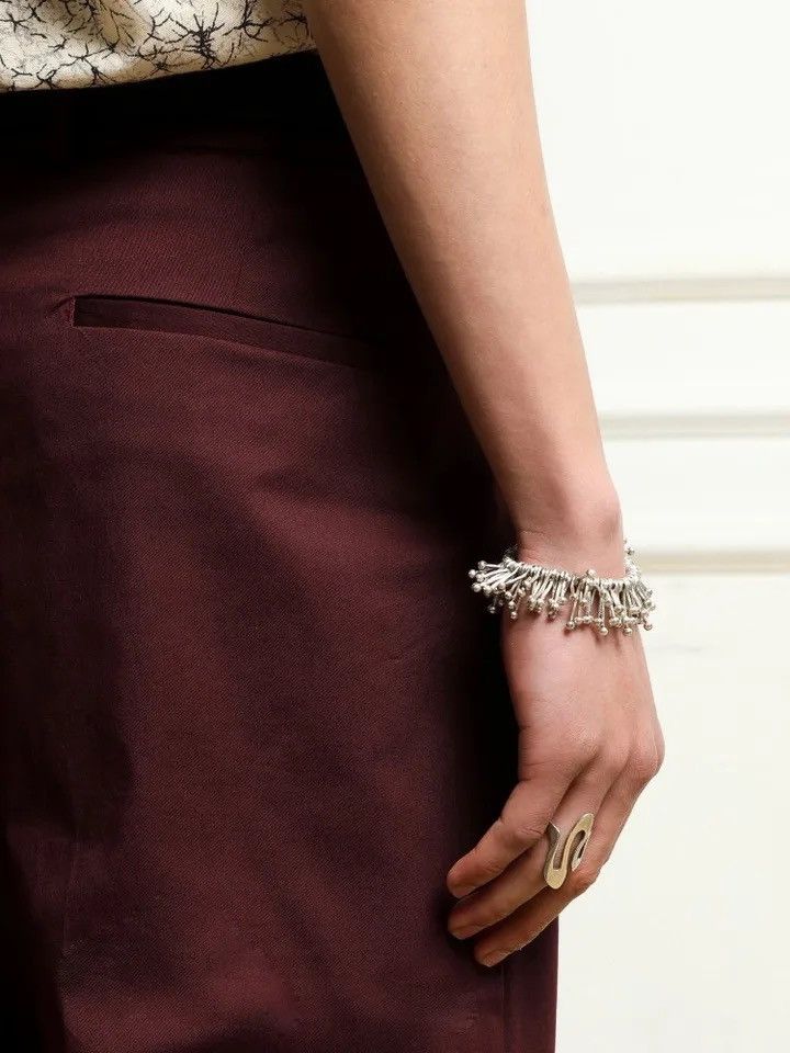 Jewelry Avant garde seaweed fringe bracelet chain aesthetic y2k Size ONE SIZE - 3 Thumbnail