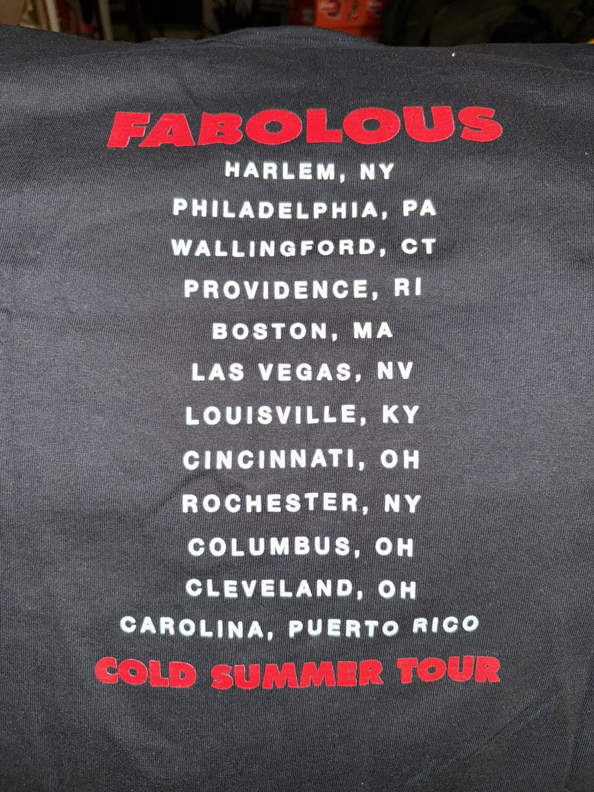 Champion FABOLOUS “Cold Summer Tour” Champion 100% Cotton s/s TShirt, Size US M / EU 48-50 / 2 - 4 Thumbnail