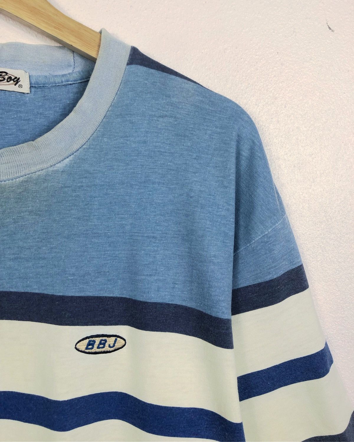 Bugle Boy × Vintage Rare Vintage Bugle Boy Stripes Tee Size US M / EU 48-50 / 2 - 3 Thumbnail