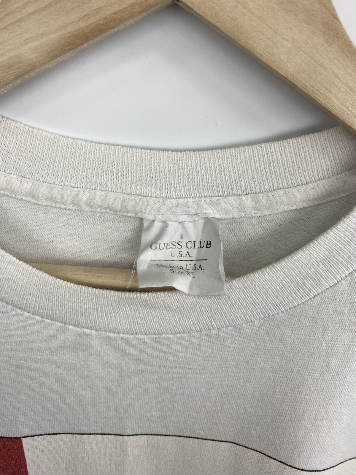 Guess 🇺🇸 Vintage 90s Guess Club USA rare retro t-shirt Y2K hype Size US XL / EU 56 / 4 - 5 Thumbnail