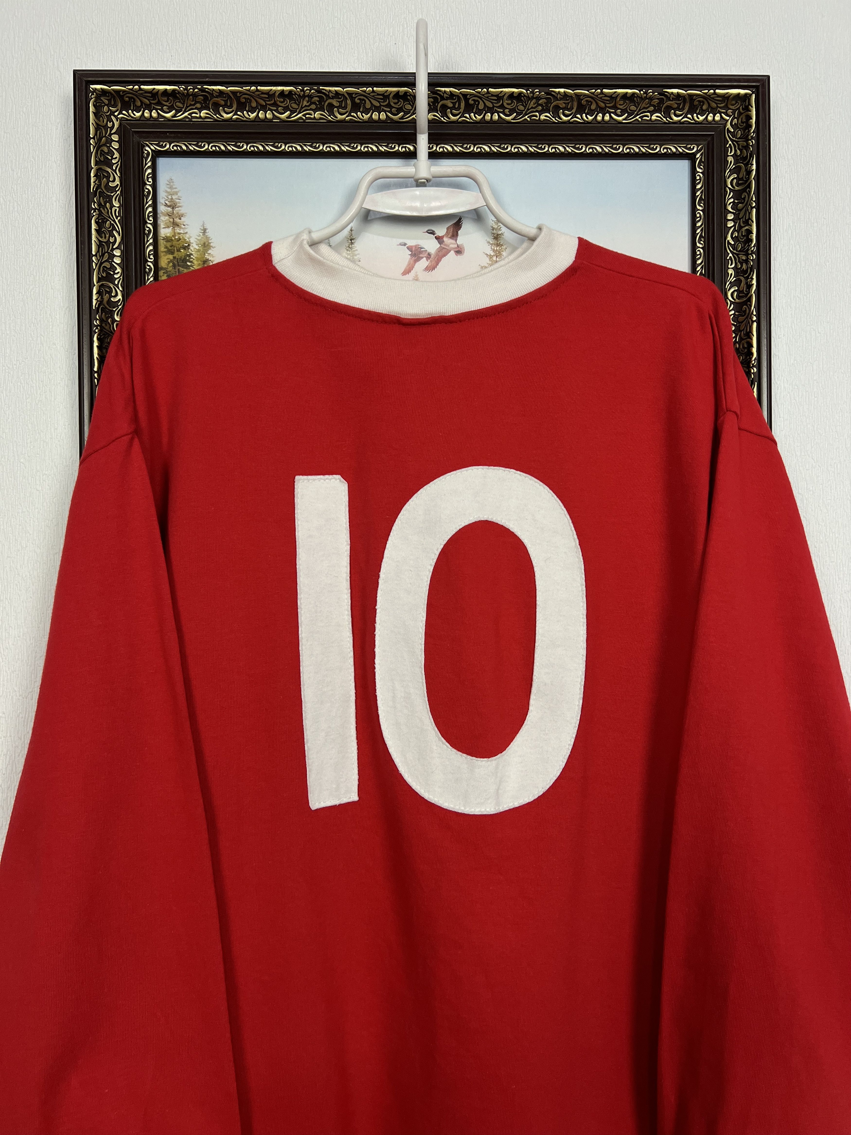 Toffs Manchester United Football Long Sleeve Shirt Soccer Jersey Size US XL / EU 56 / 4 - 8 Thumbnail