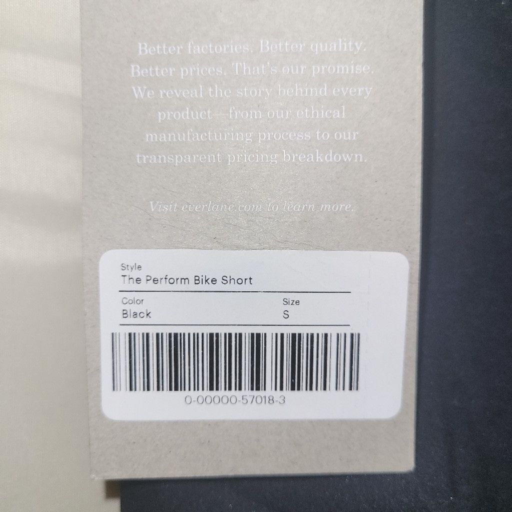 Everlane Everlane, the performance bike shorts, black, nwt small Size 27" / US 4 / IT 40 - 9 Thumbnail